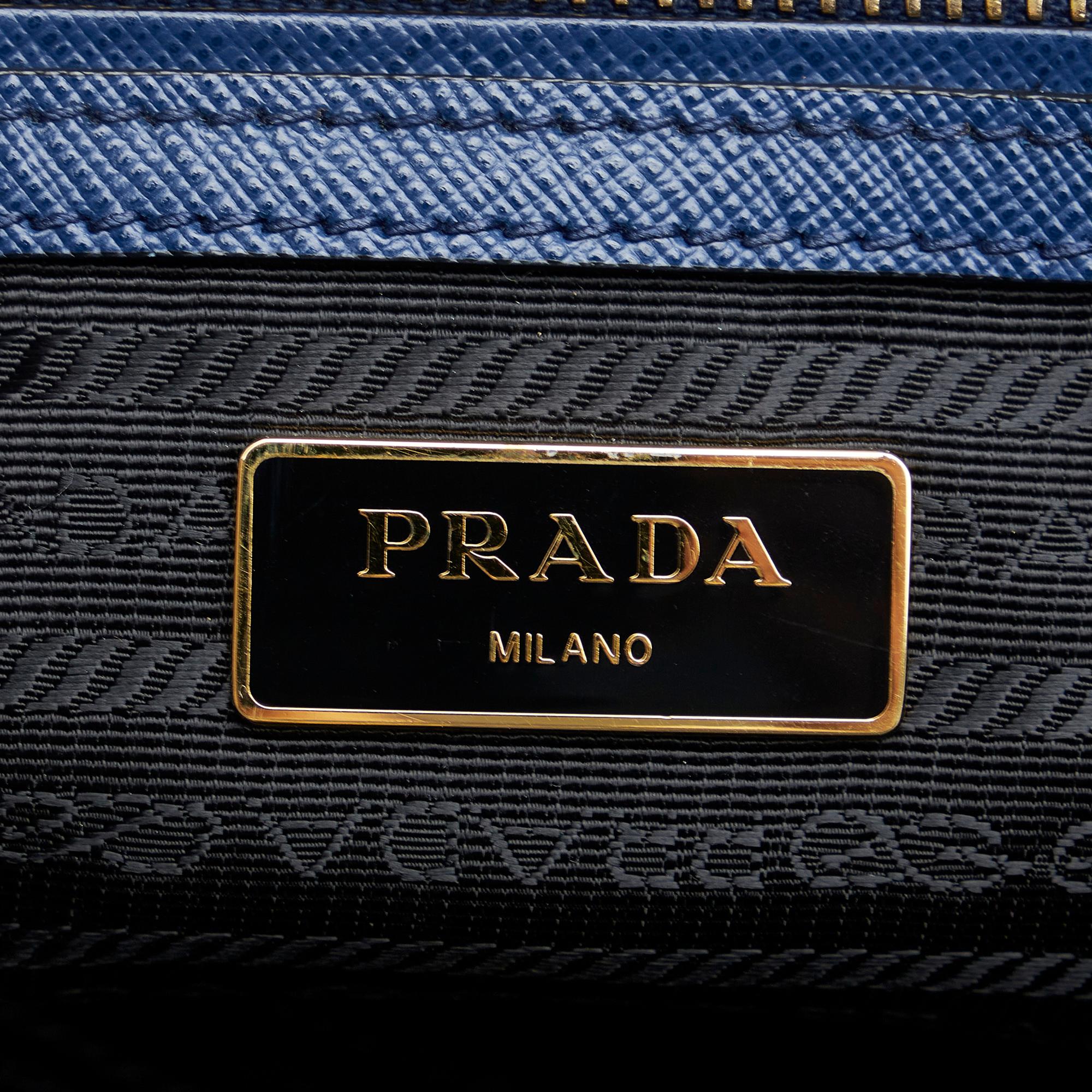 Prada Saffiano Lux Bicolor Galleria (SHG-NOjwFM)