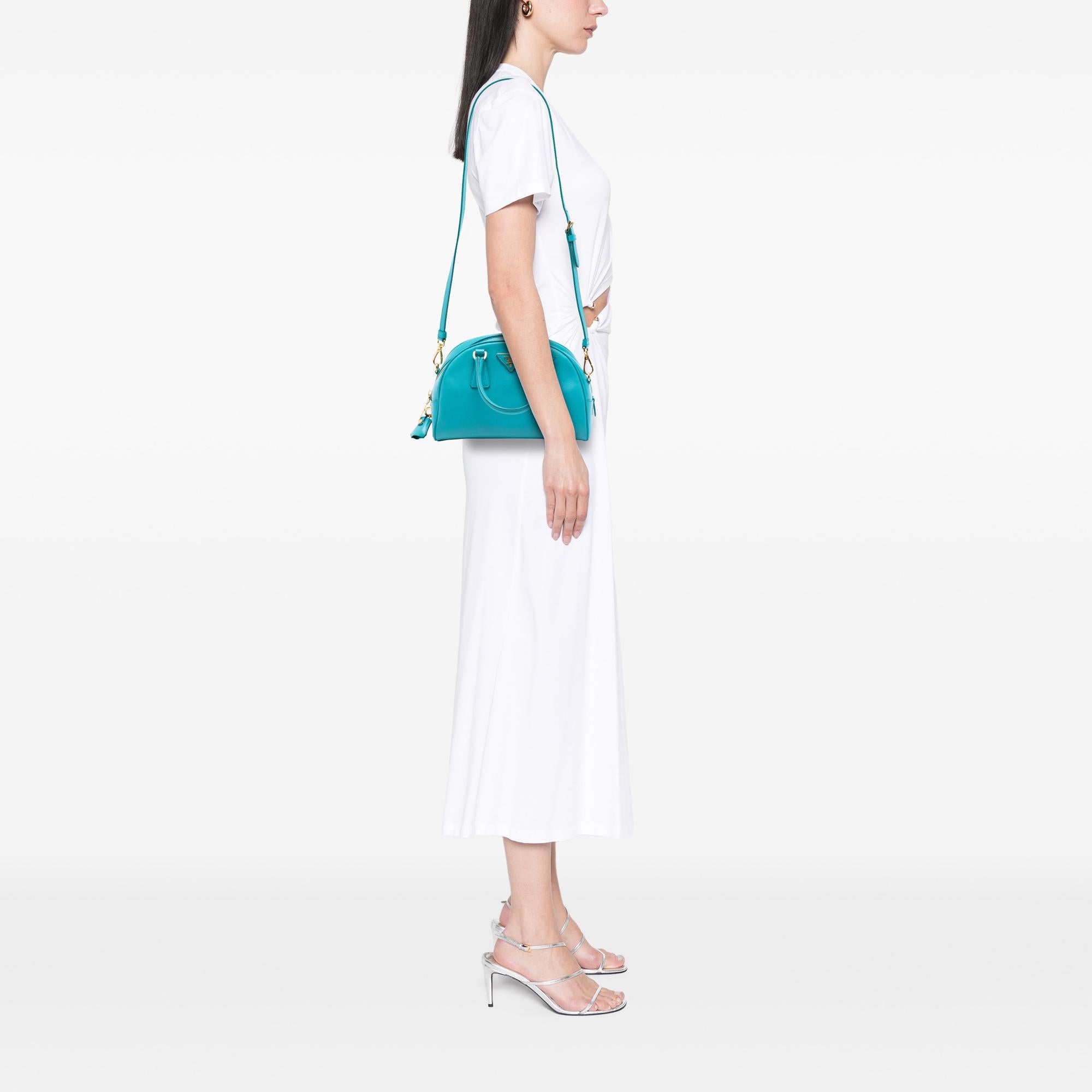 Prada Saffiano Lux Bowling Bag