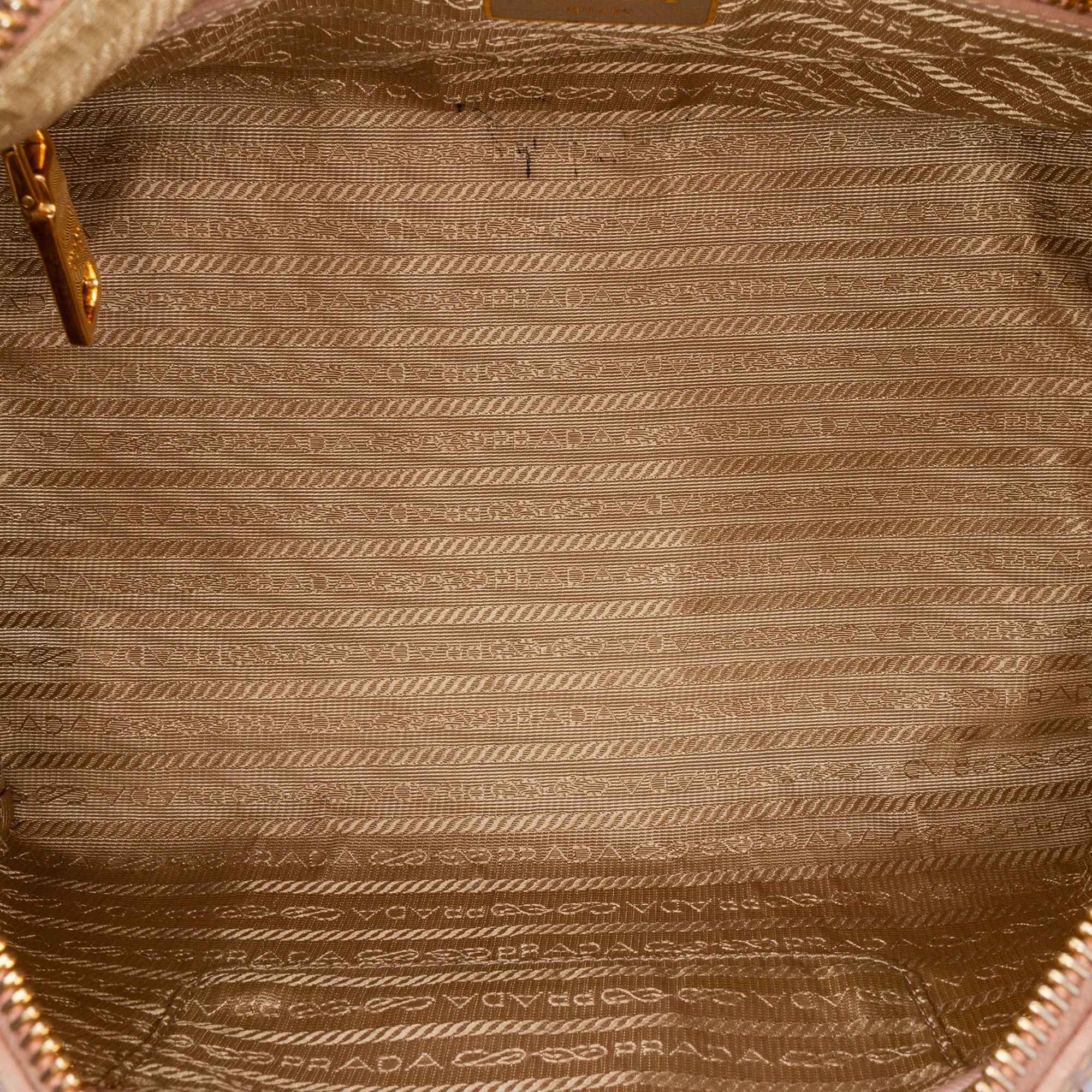 Prada Saffiano Lux Convertible Bowler Bag