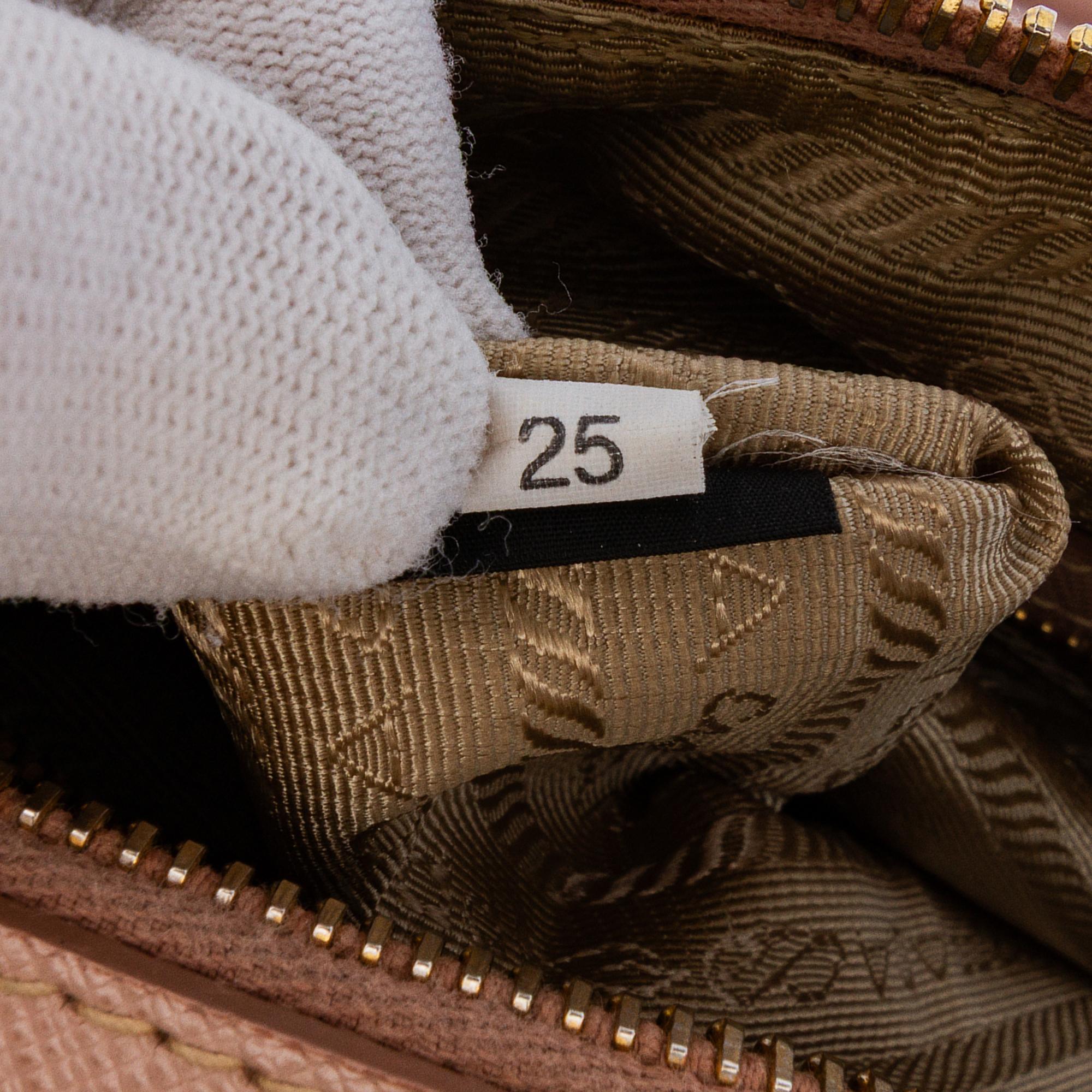 Prada Saffiano Lux Convertible Bowler Bag