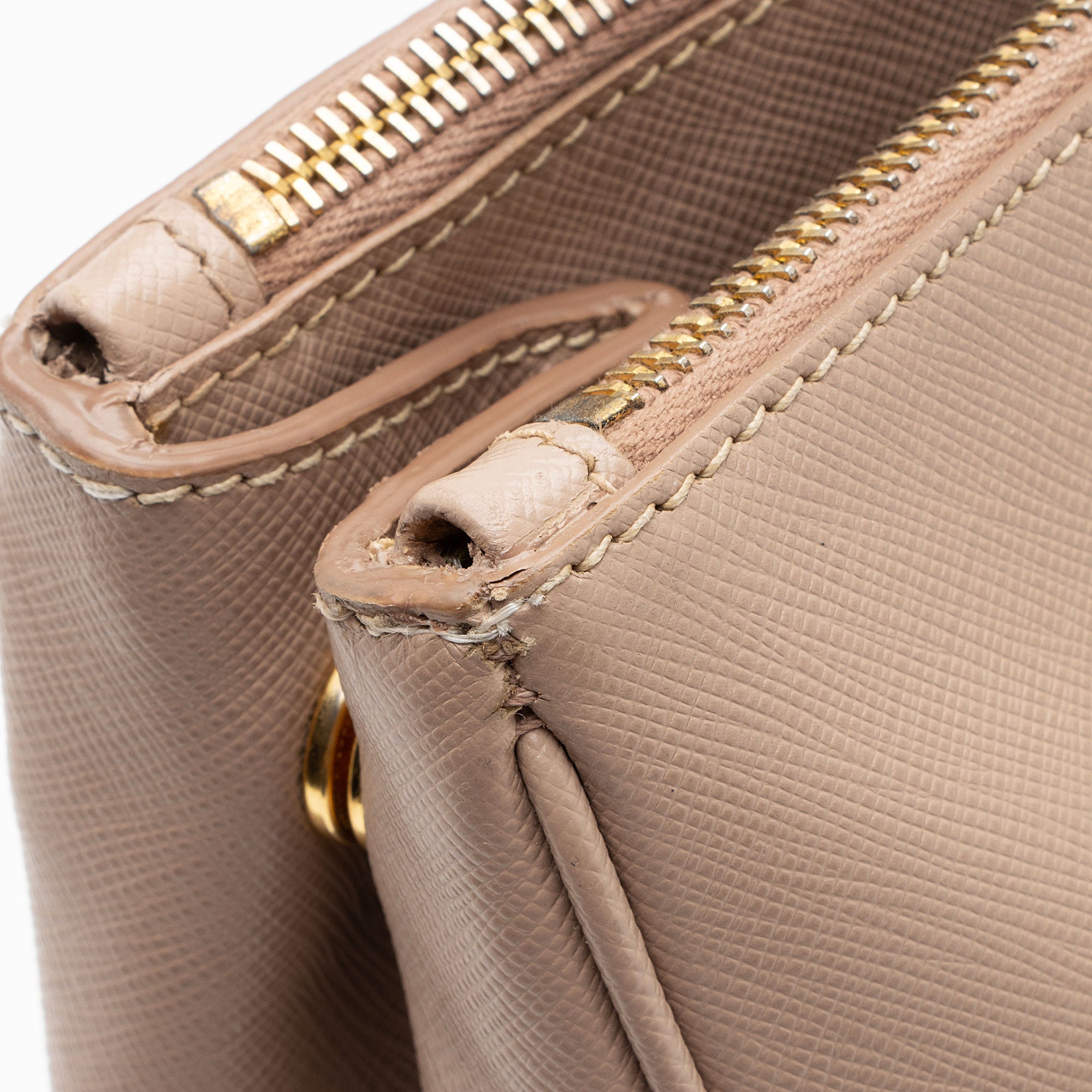 Prada Saffiano Lux Double Zip Large Tote (SHF-hmTCda)