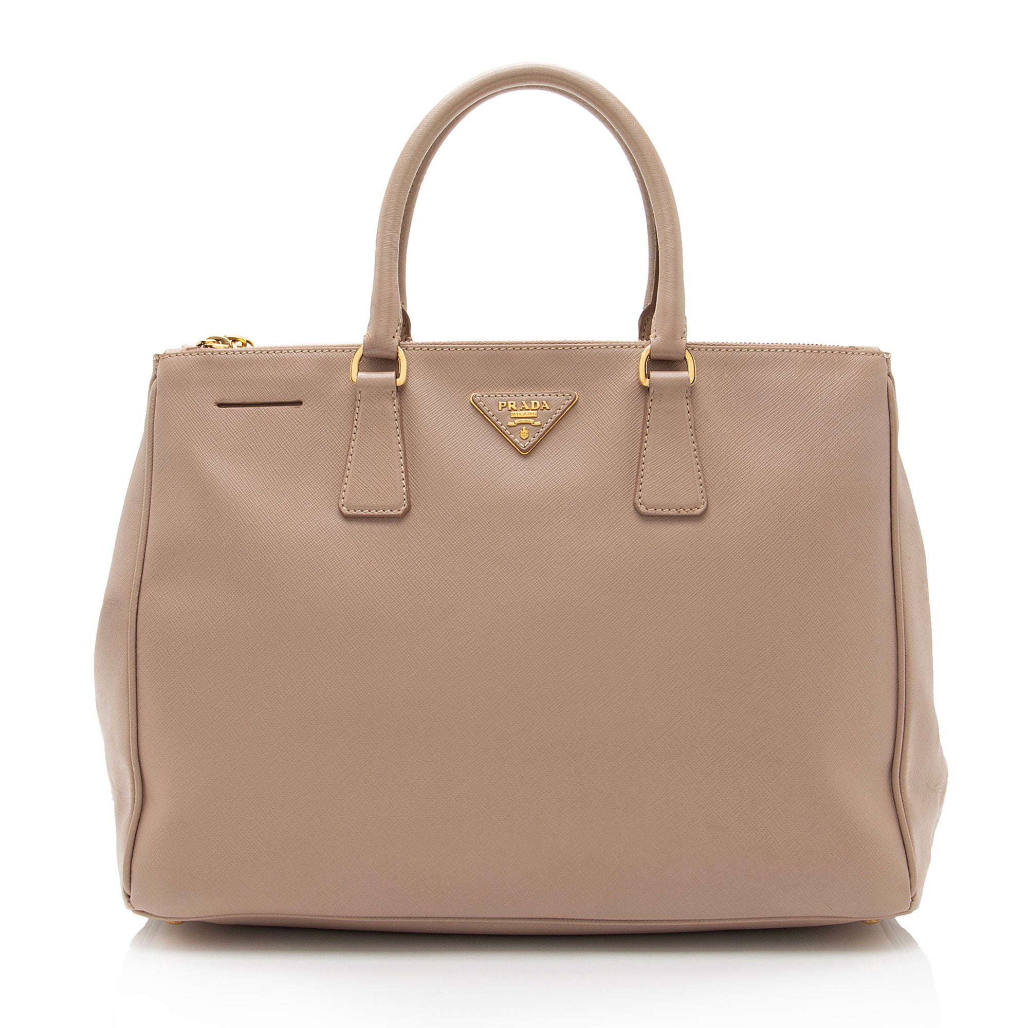 Prada Saffiano Lux Double Zip Large Tote (SHF-hmTCda)