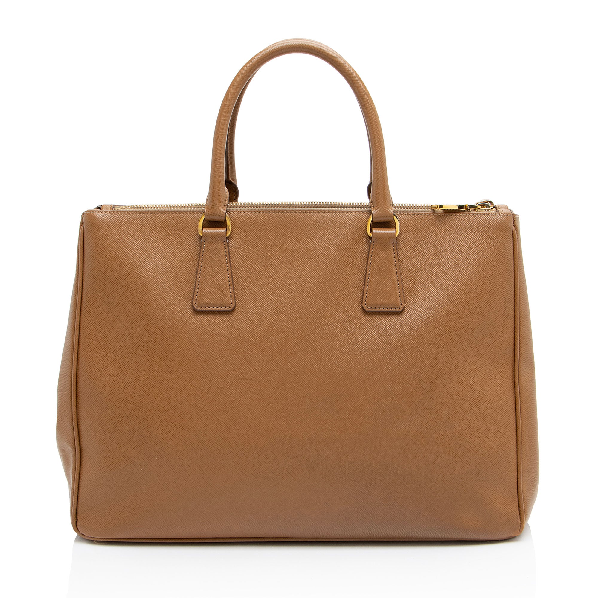 Prada Saffiano Lux Double Zip Large Tote