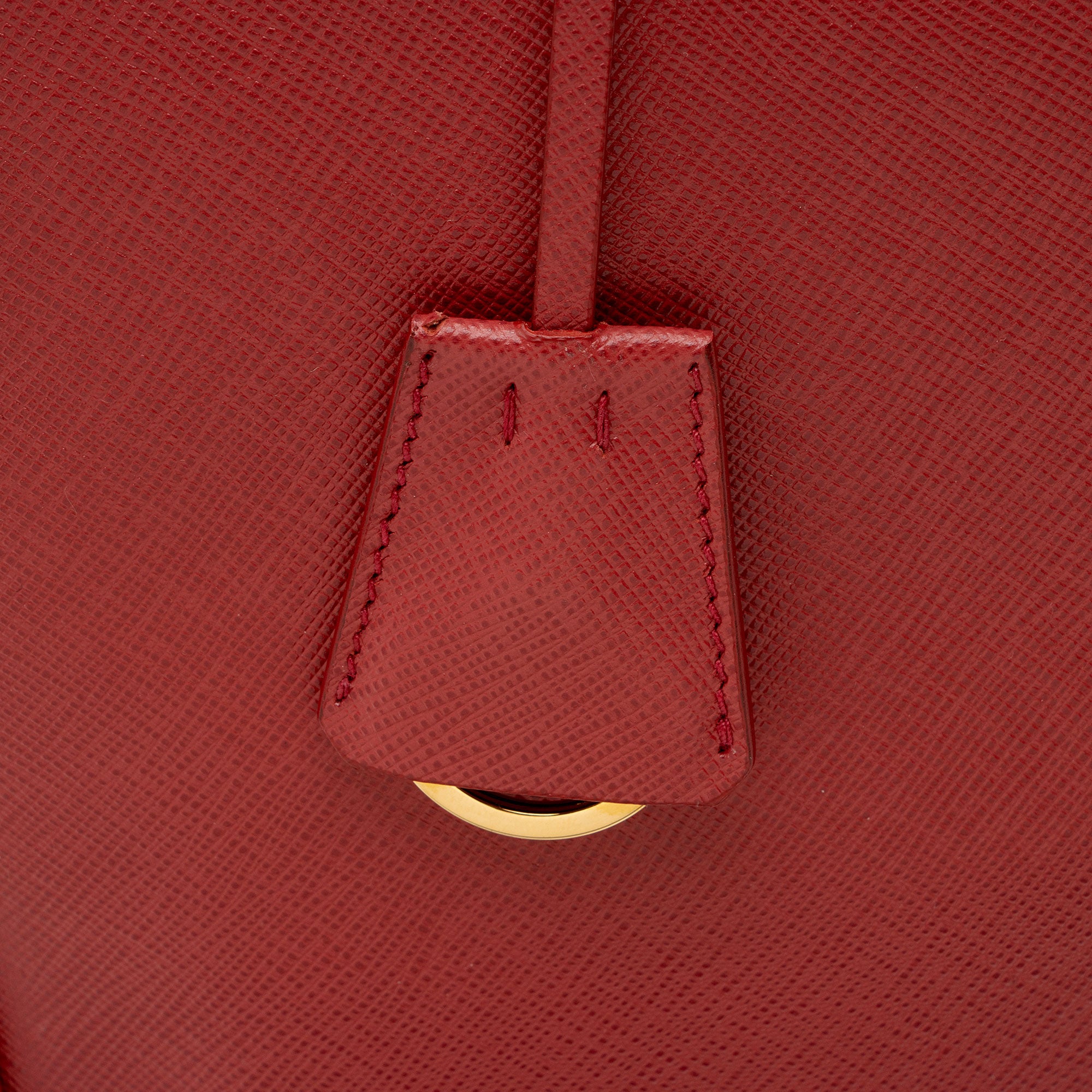 Prada Saffiano Lux Double Zip Medium Tote (SHF-nSgtps)