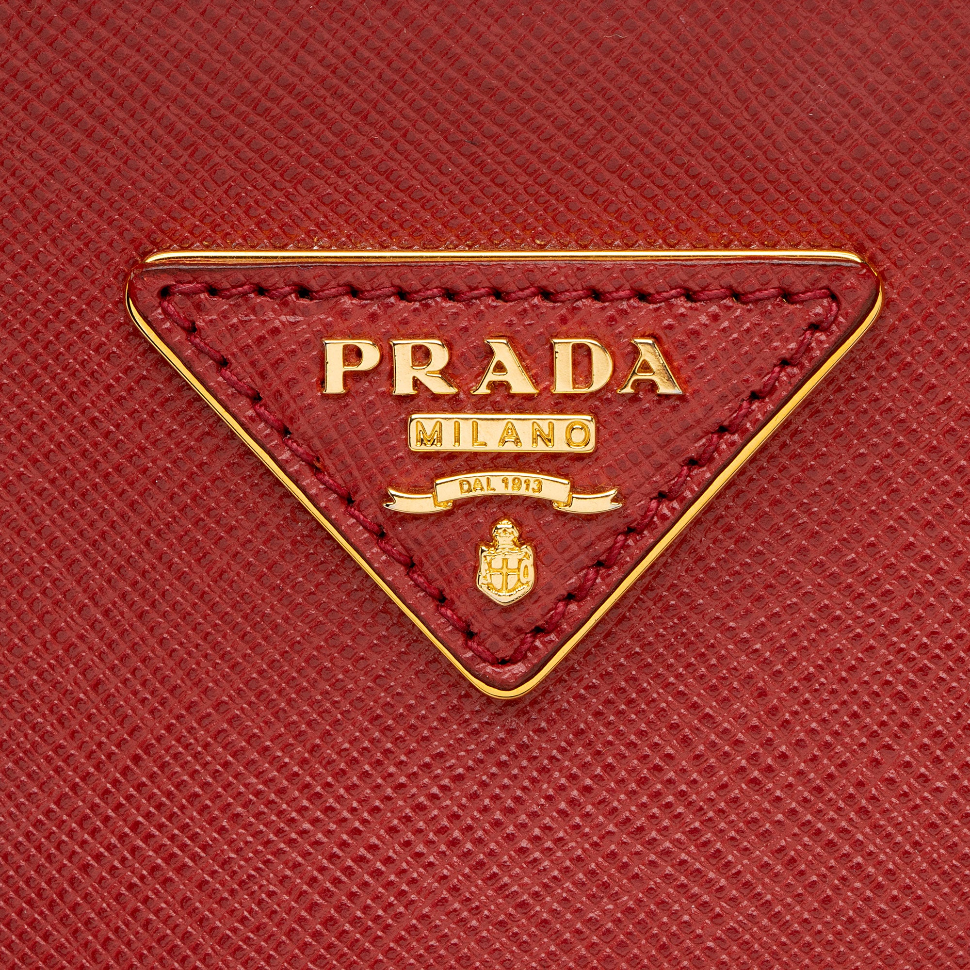 Prada Saffiano Lux Double Zip Medium Tote (SHF-nSgtps)
