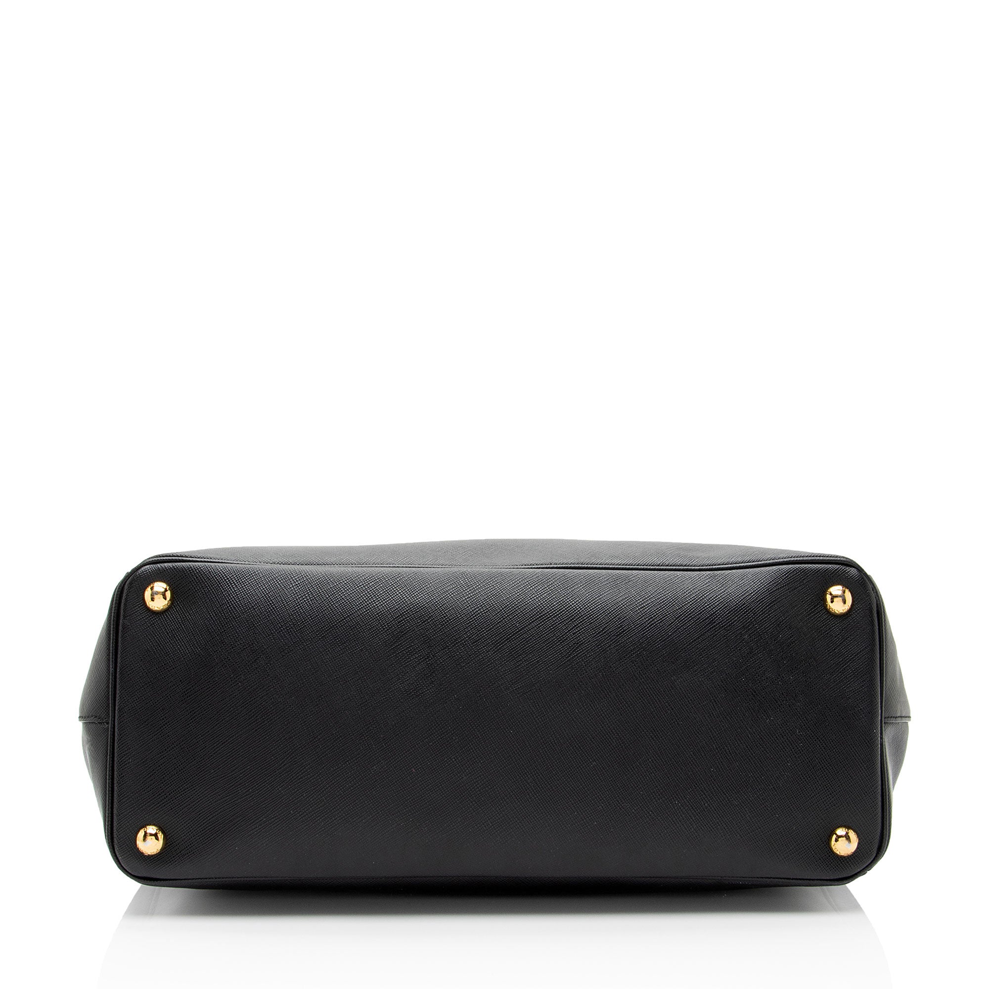 Prada Saffiano Lux Double Zip Medium Tote