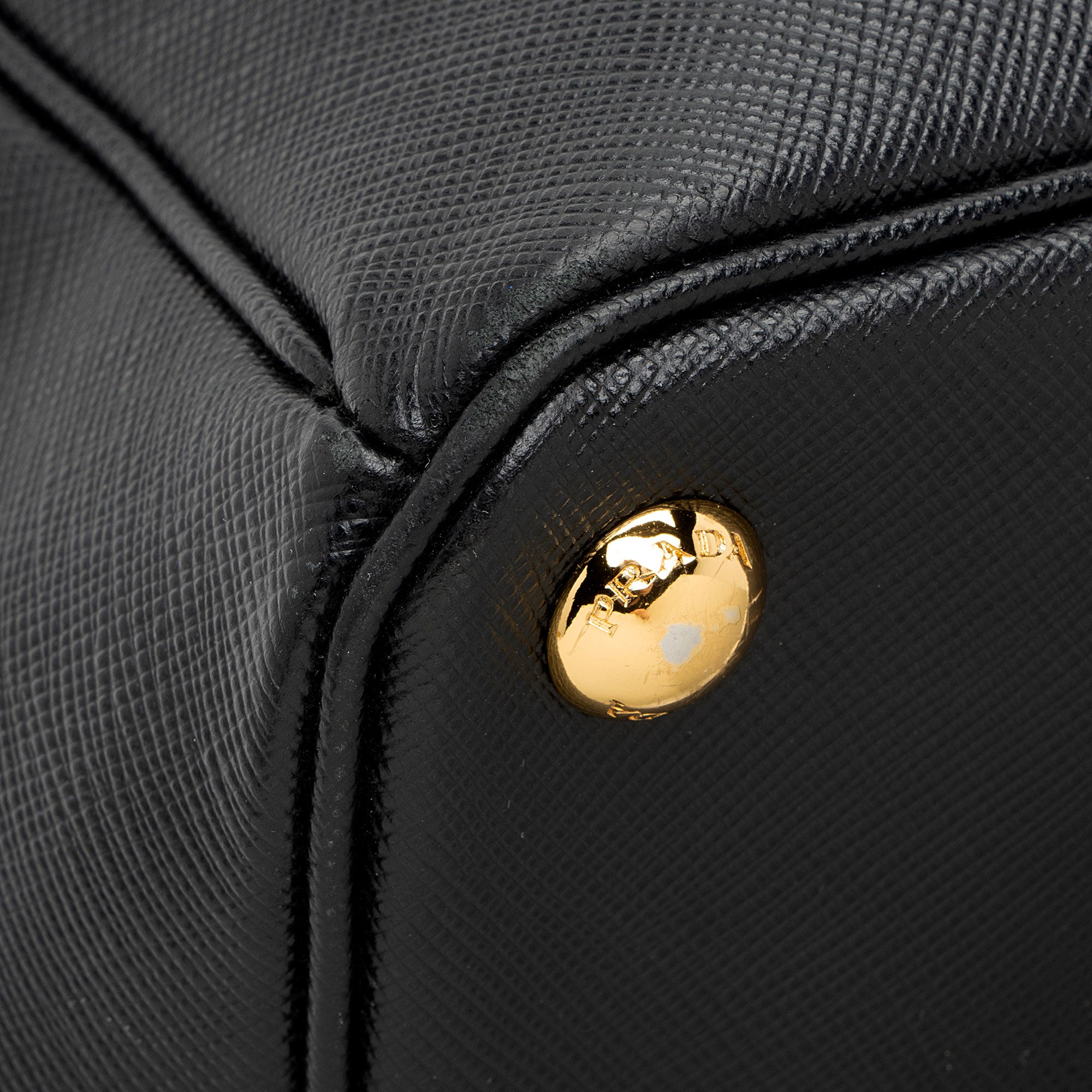 Prada Saffiano Lux Double Zip Medium Tote