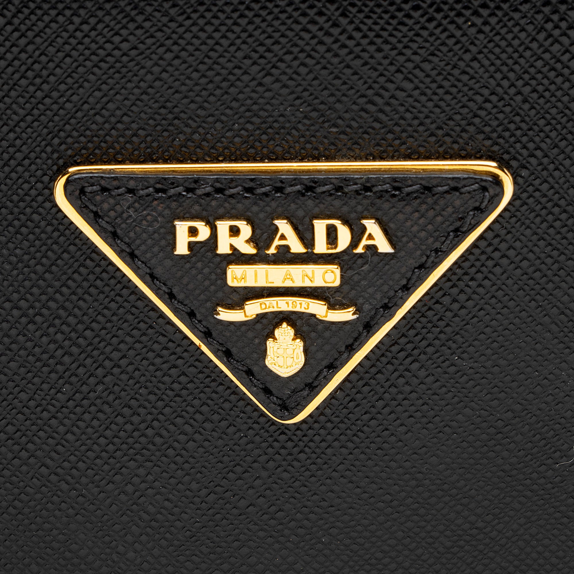 Prada Saffiano Lux Double Zip Medium Tote