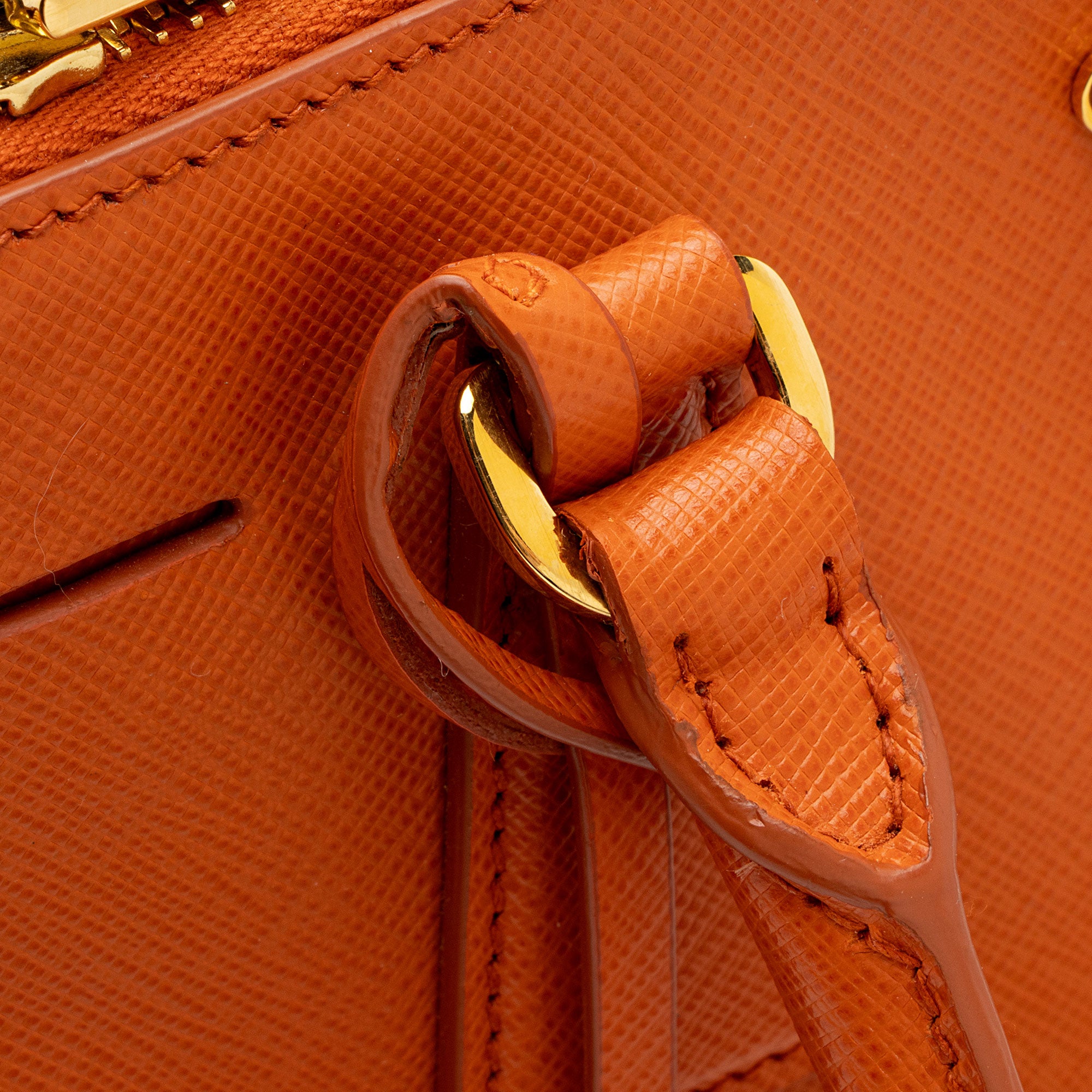 Prada Saffiano Lux Double Zip Small Tote (SHF-NOVFrz)