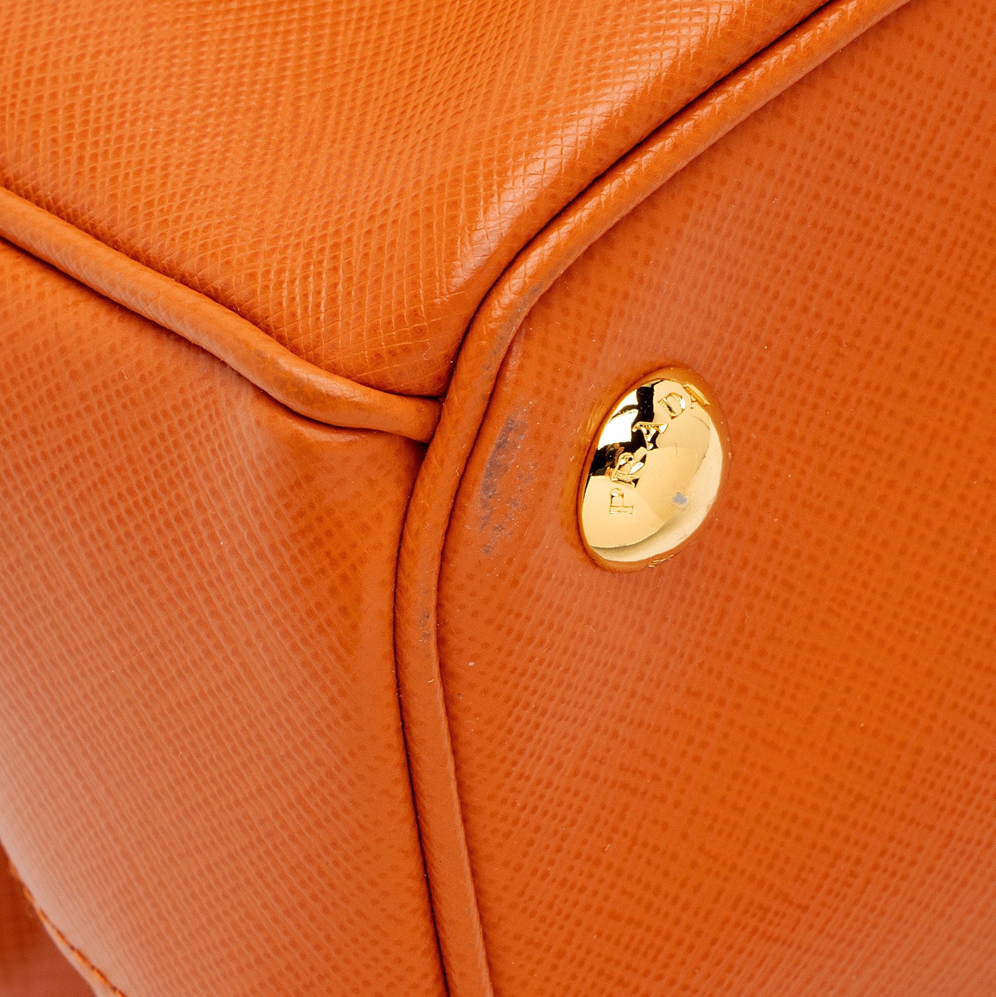 Prada Saffiano Lux Double Zip Small Tote (SHF-NOVFrz)