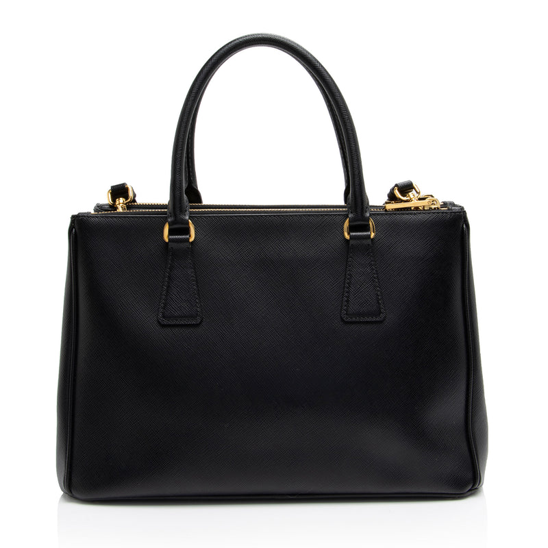 Prada Saffiano Lux Double Zip Small Tote SHF lqv9hG LuxeDH
