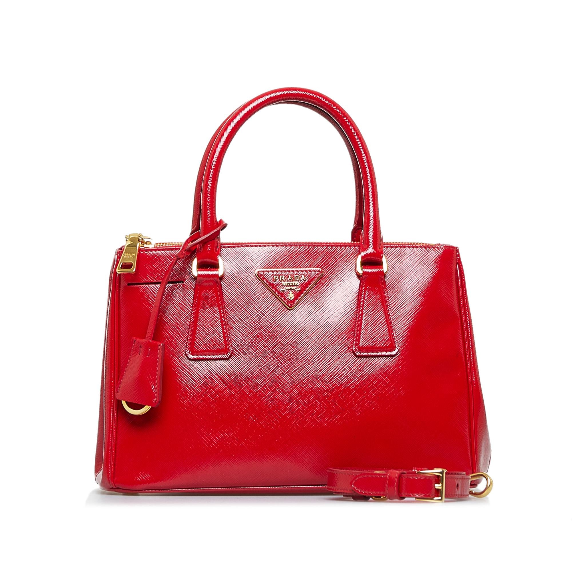 Prada Saffiano Lux Galleria Double Zip (SHG-r7cxnL)