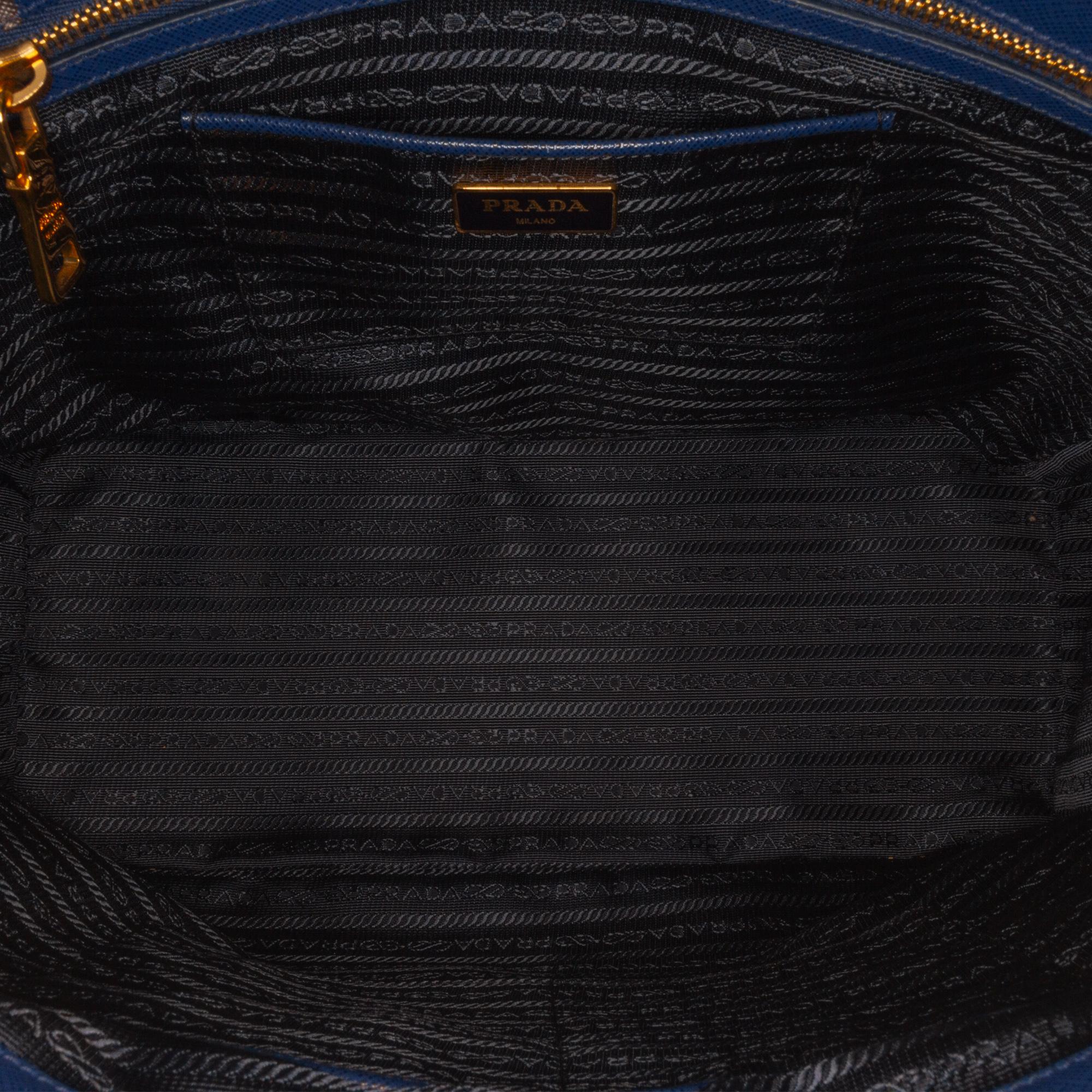 Prada Saffiano Lux Galleria Double Zip (SHG-tGaL2Y)