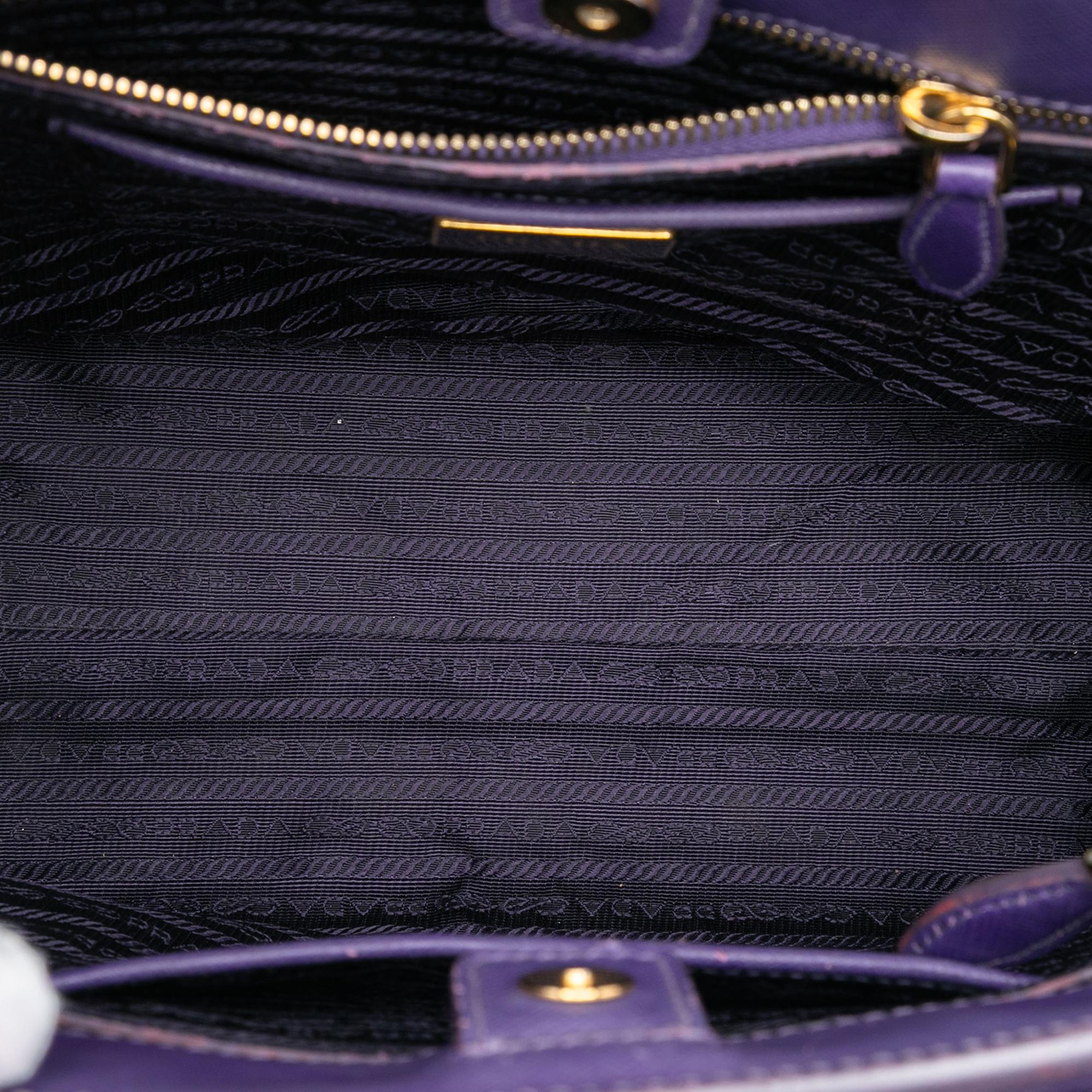 Prada Saffiano Lux Parabole Satchel