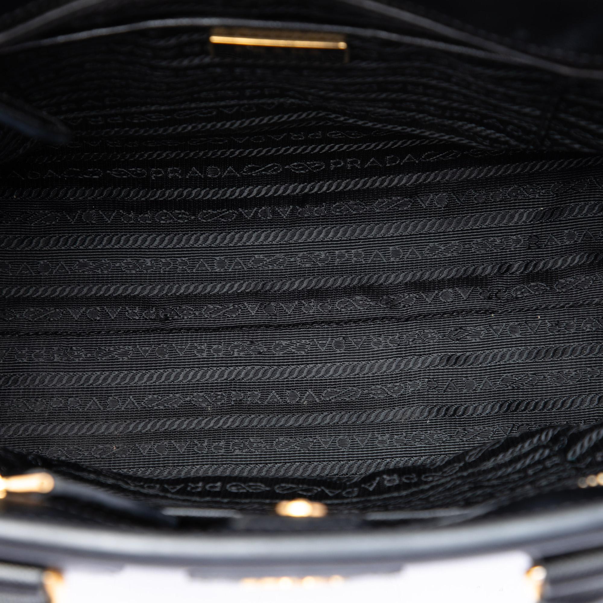 Prada Saffiano Lux Parabole Satchel