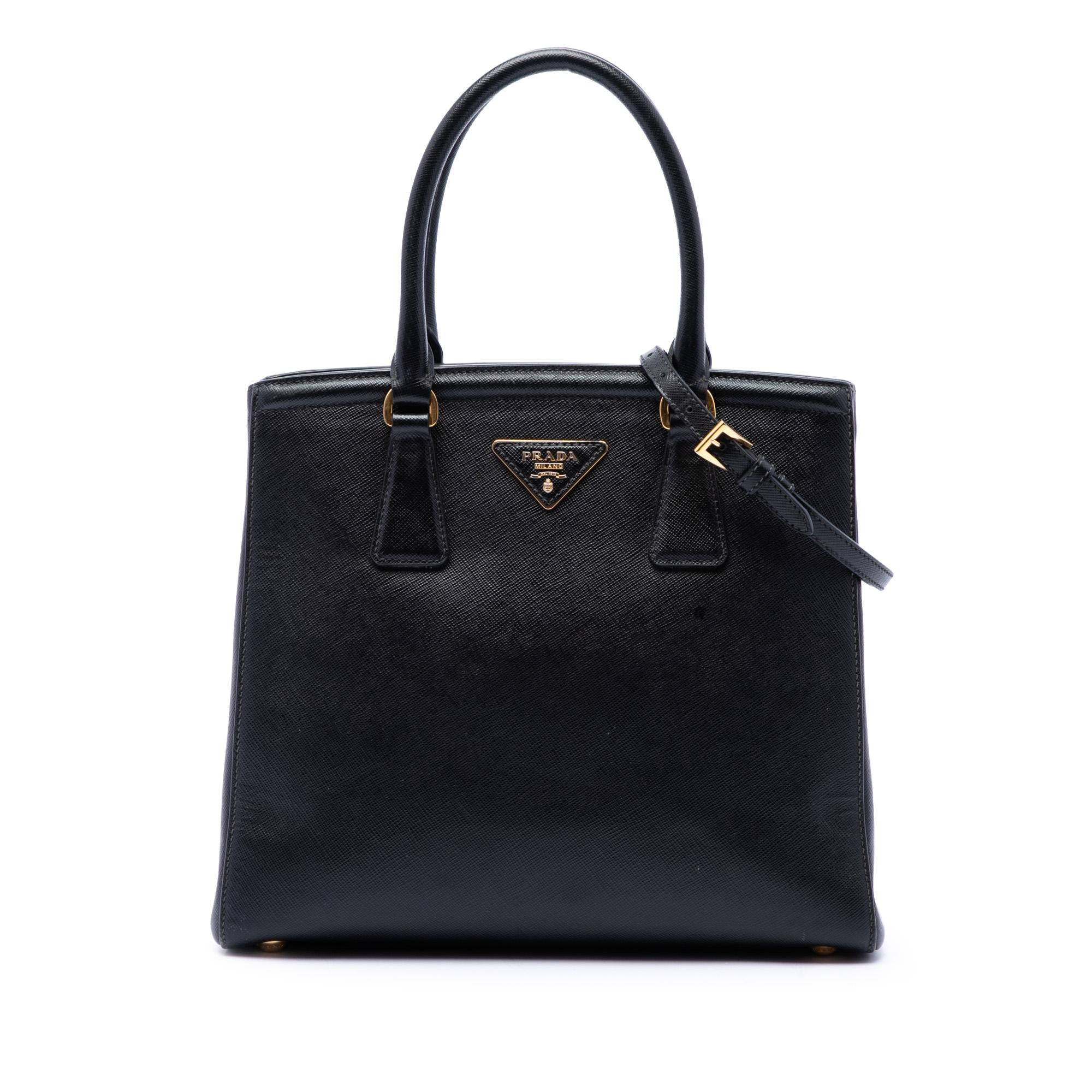 Prada Saffiano Lux Parabole Satchel