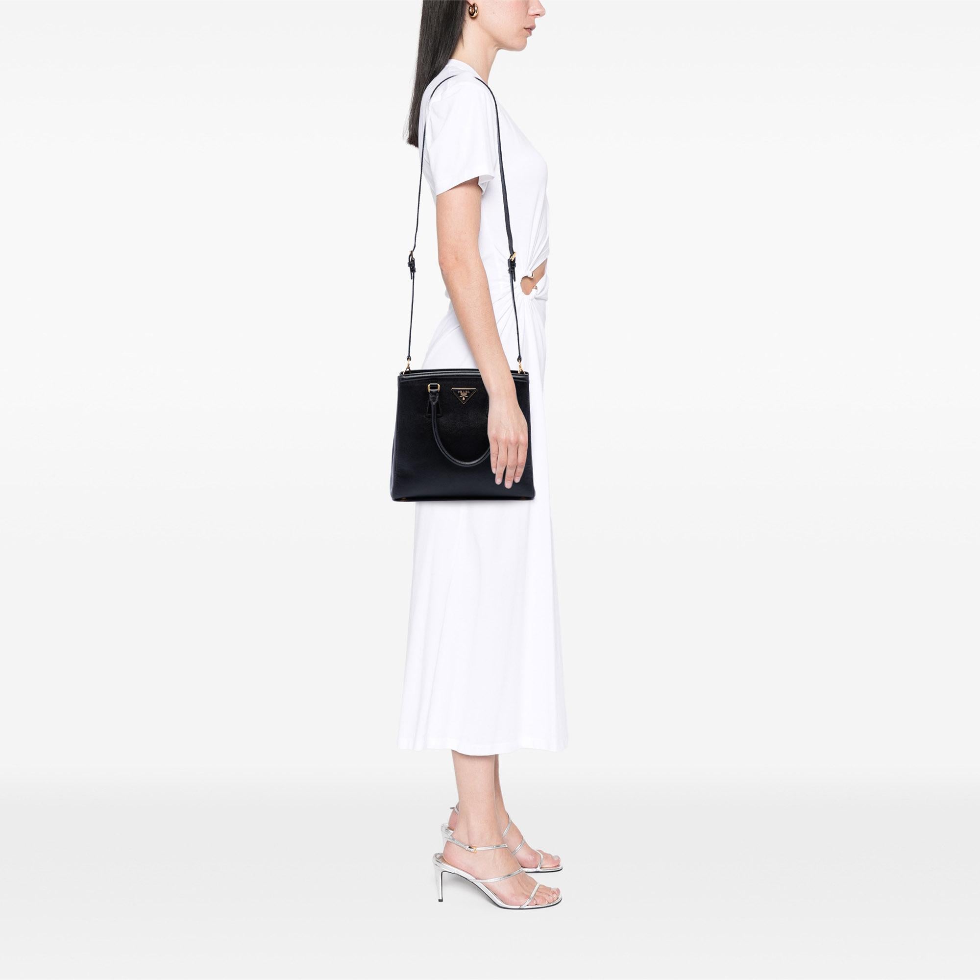 Prada Saffiano Lux Parabole Satchel