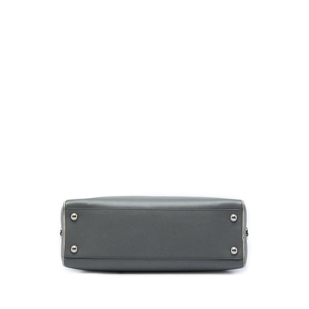 Prada Saffiano Lux Pyramid Frame Handbag