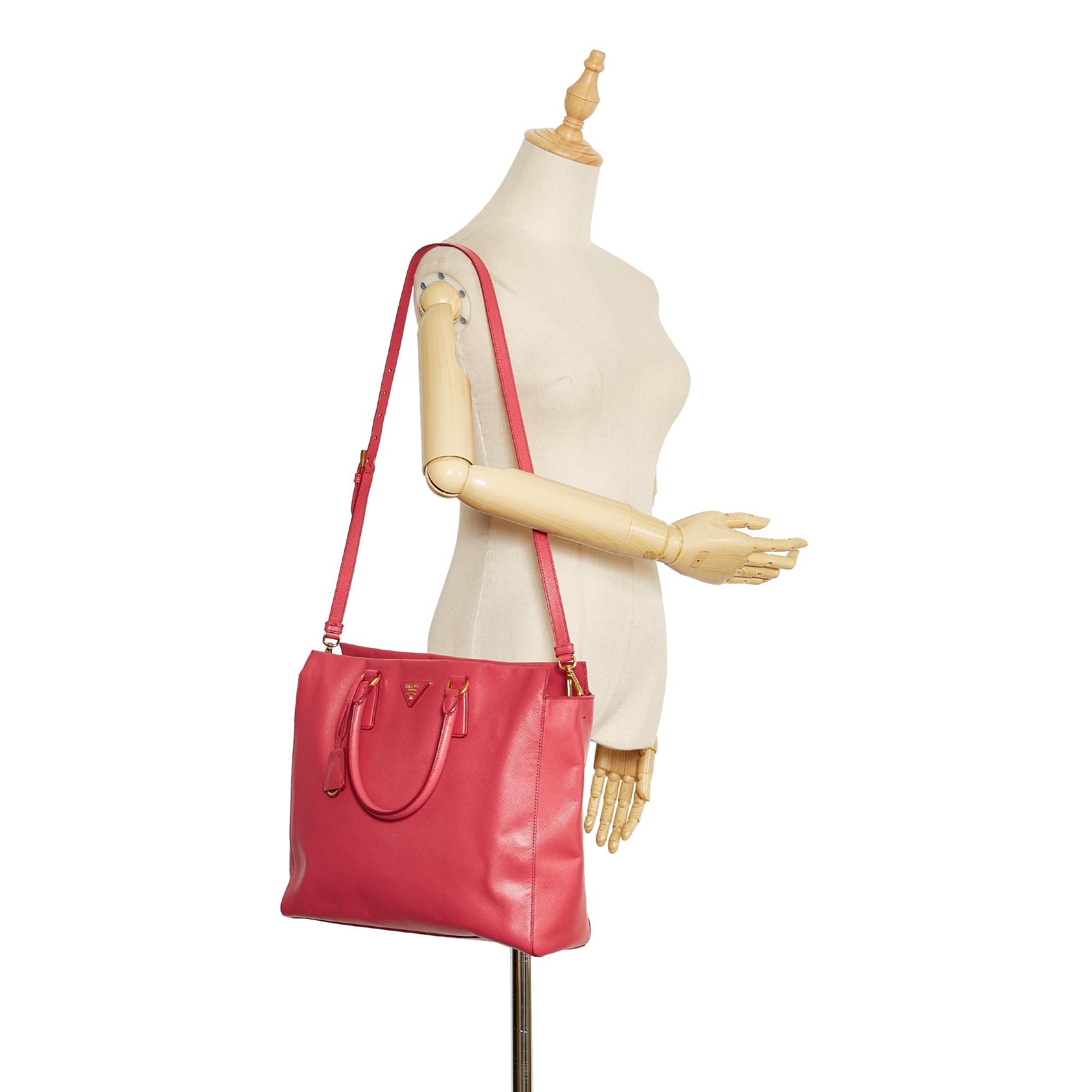 Prada Saffiano Lux Satchel (SHG-2Y9QSE)