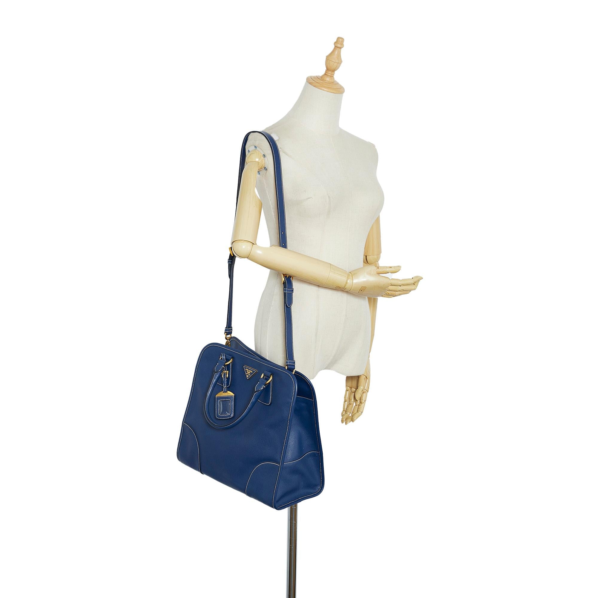 Prada Saffiano Lux Satchel (SHG-llkERV)