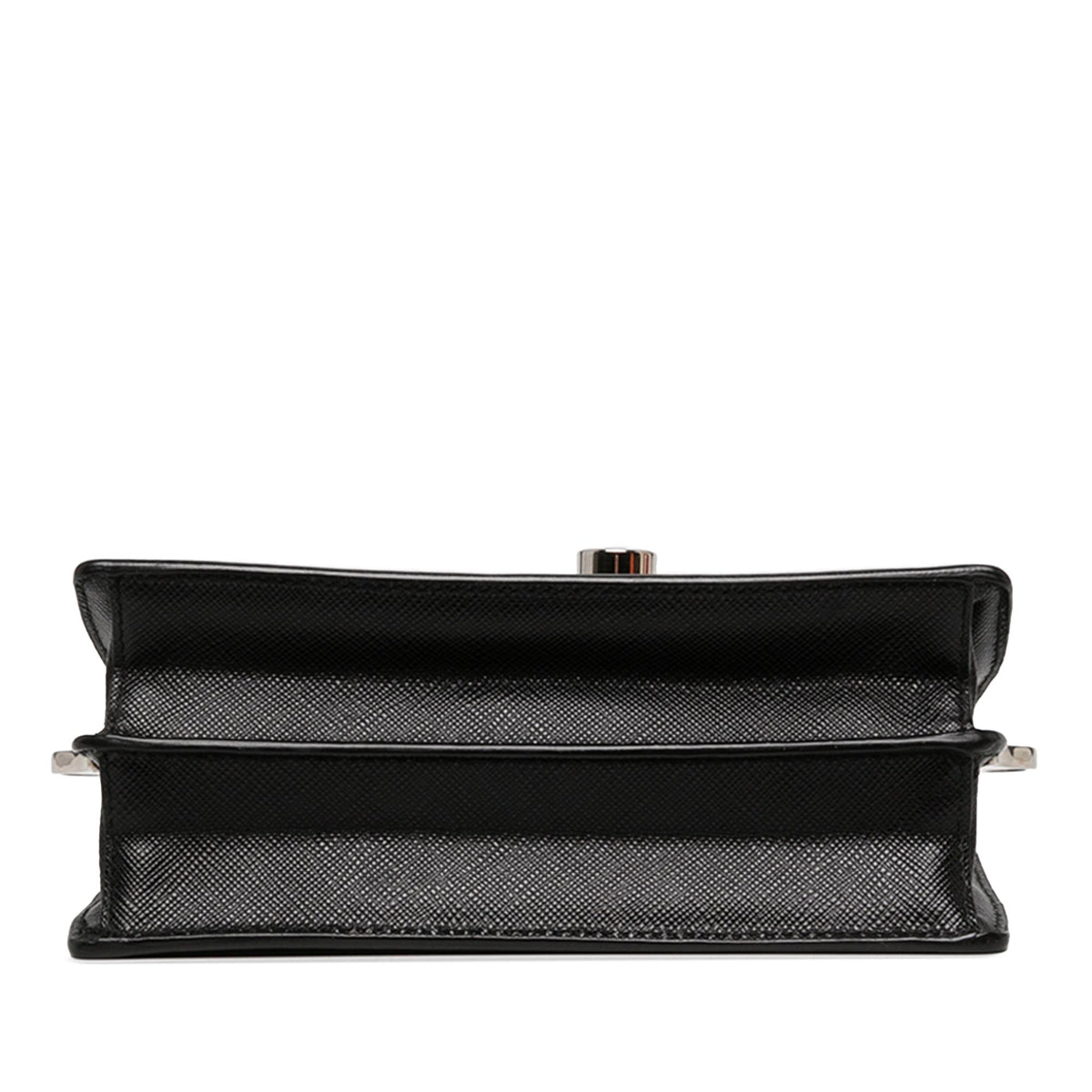Prada Saffiano Lux Sound Lock Crossbody