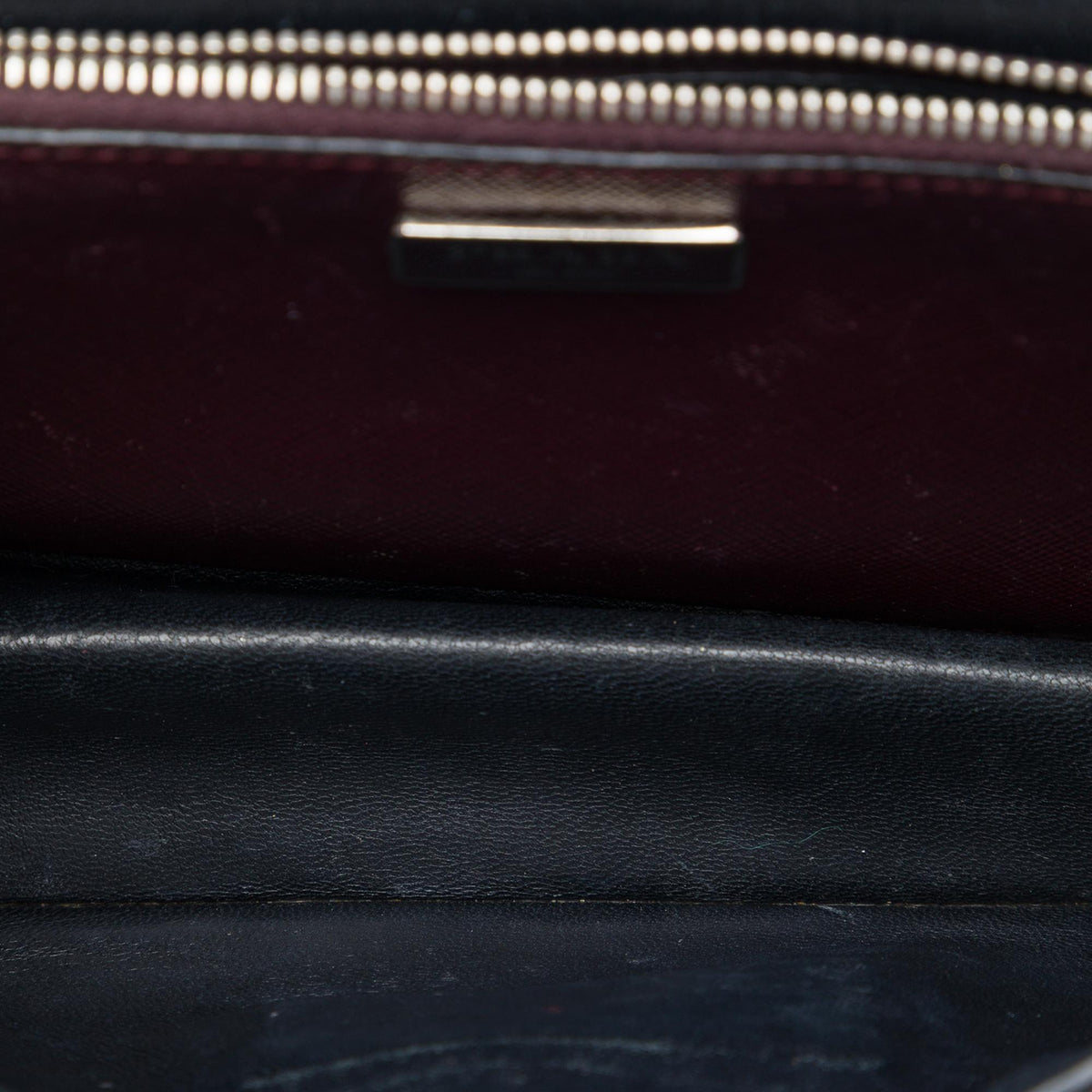 Prada Saffiano Lux Sound Lock Satchel
