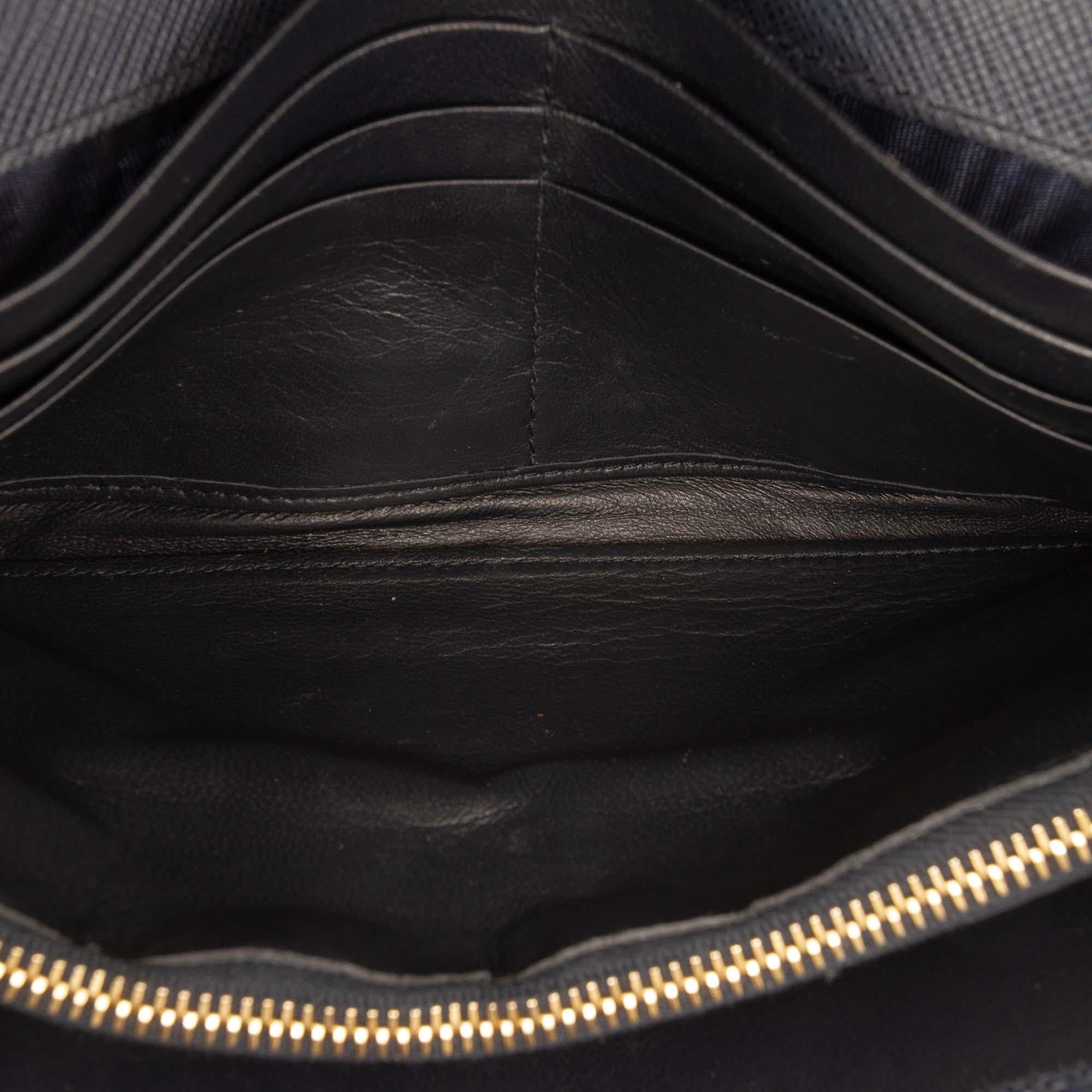 Prada Saffiano Lux Wallet On Chain