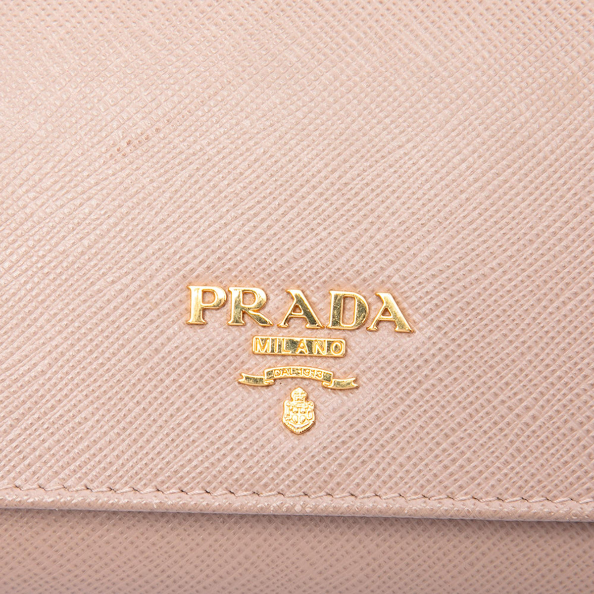 Prada Saffiano Lux Wallet on Chain
