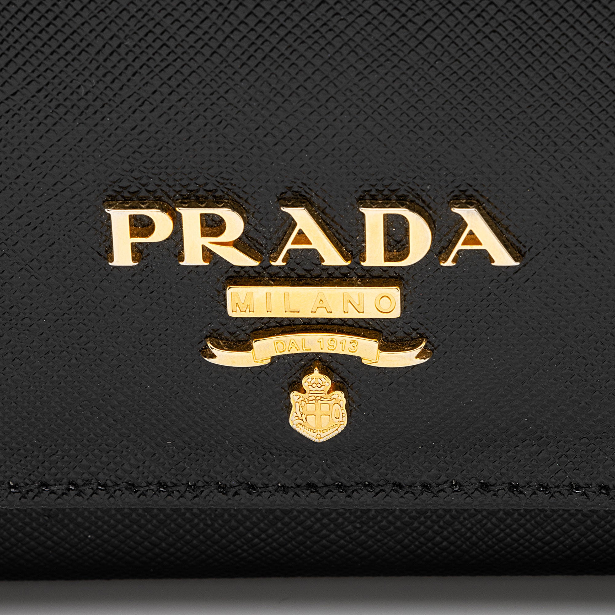 Prada Saffiano Metal Wallet on Chain Bag (SHF-g2W4tW)