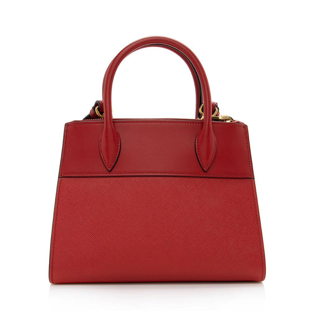 Prada Saffiano Paradigme Mini Tote (SHF-15836)