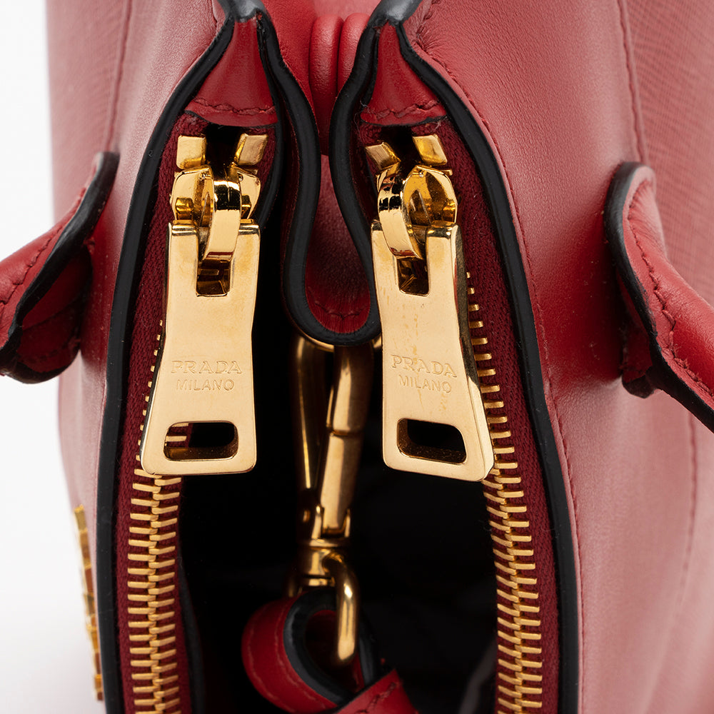 Prada Saffiano Paradigme Mini Tote (SHF-15836)