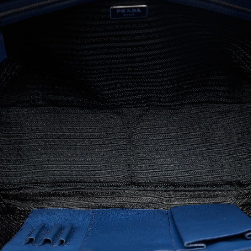 Prada Saffiano Righe Briefcase (SHG-K7F6NT)