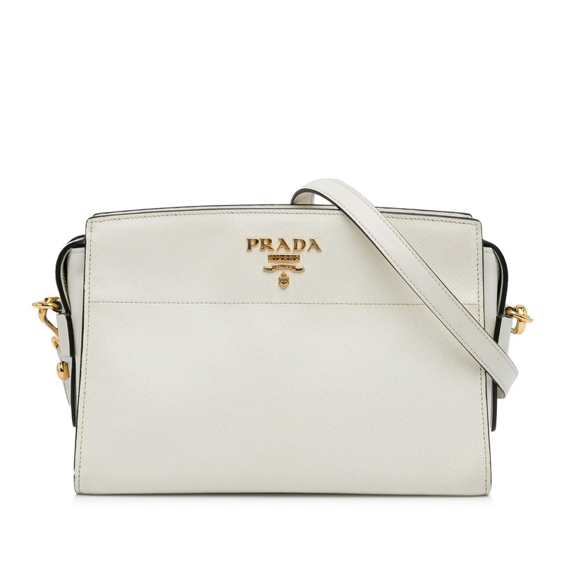 Prada Saffiano Soft Calf Crossbody Bag