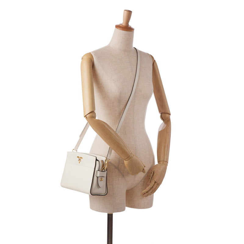 Prada Saffiano Soft Calf Crossbody Bag (SHG-DxiSVx)