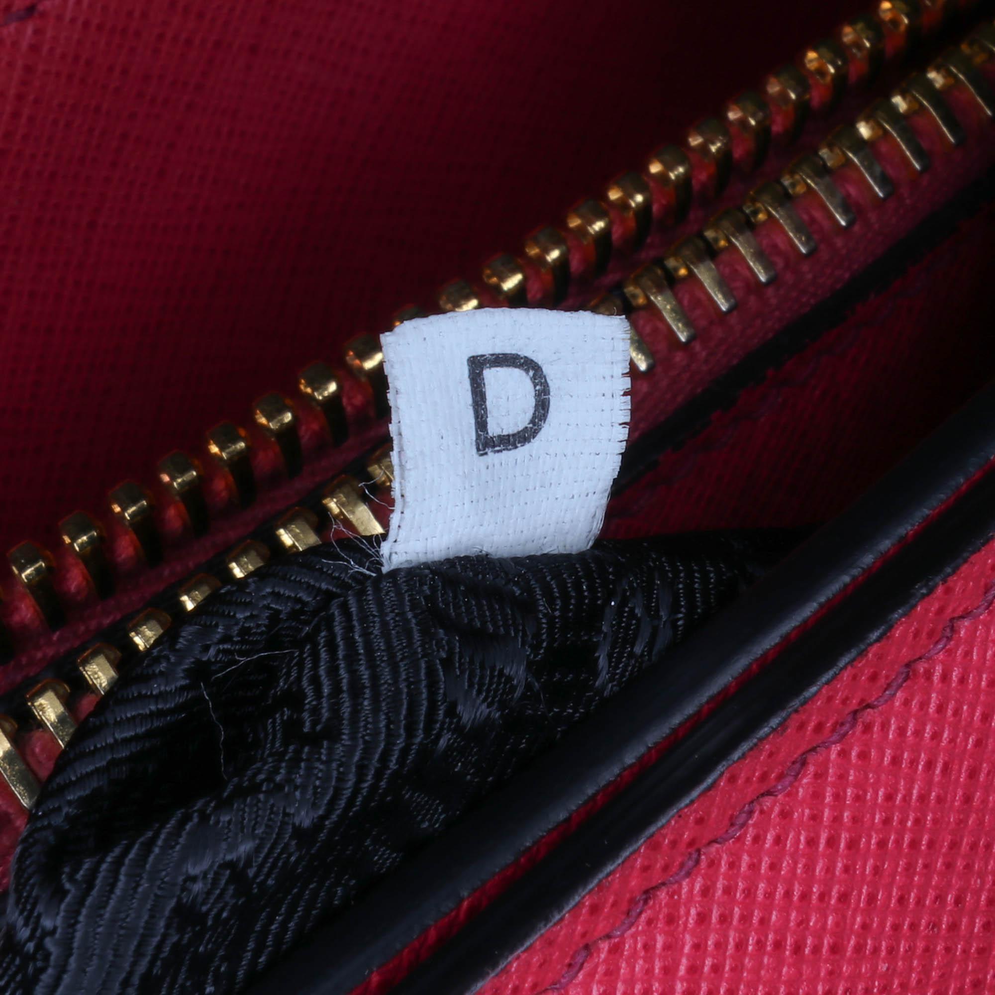 Prada Saffiano Soft Triple Pocket Tote