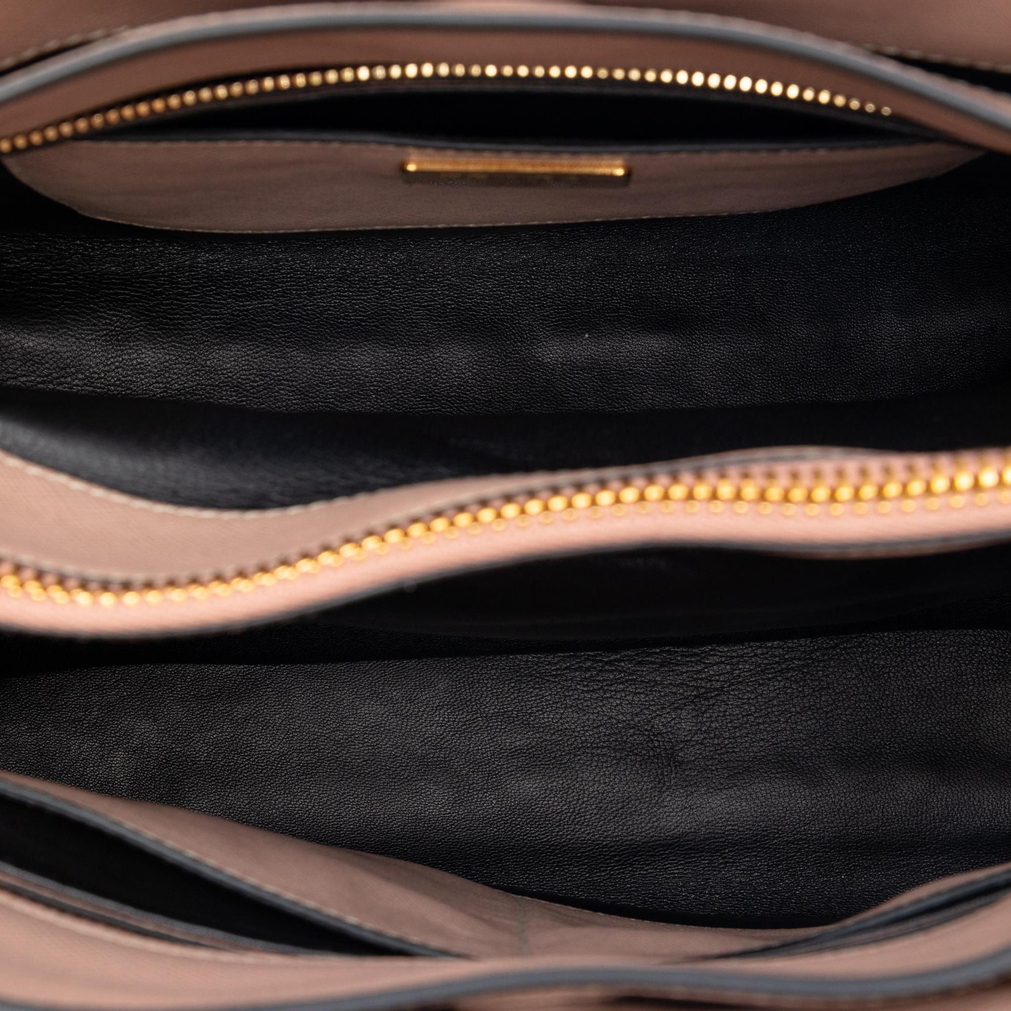 Prada Saffiano Soft Triple Pocket Tote