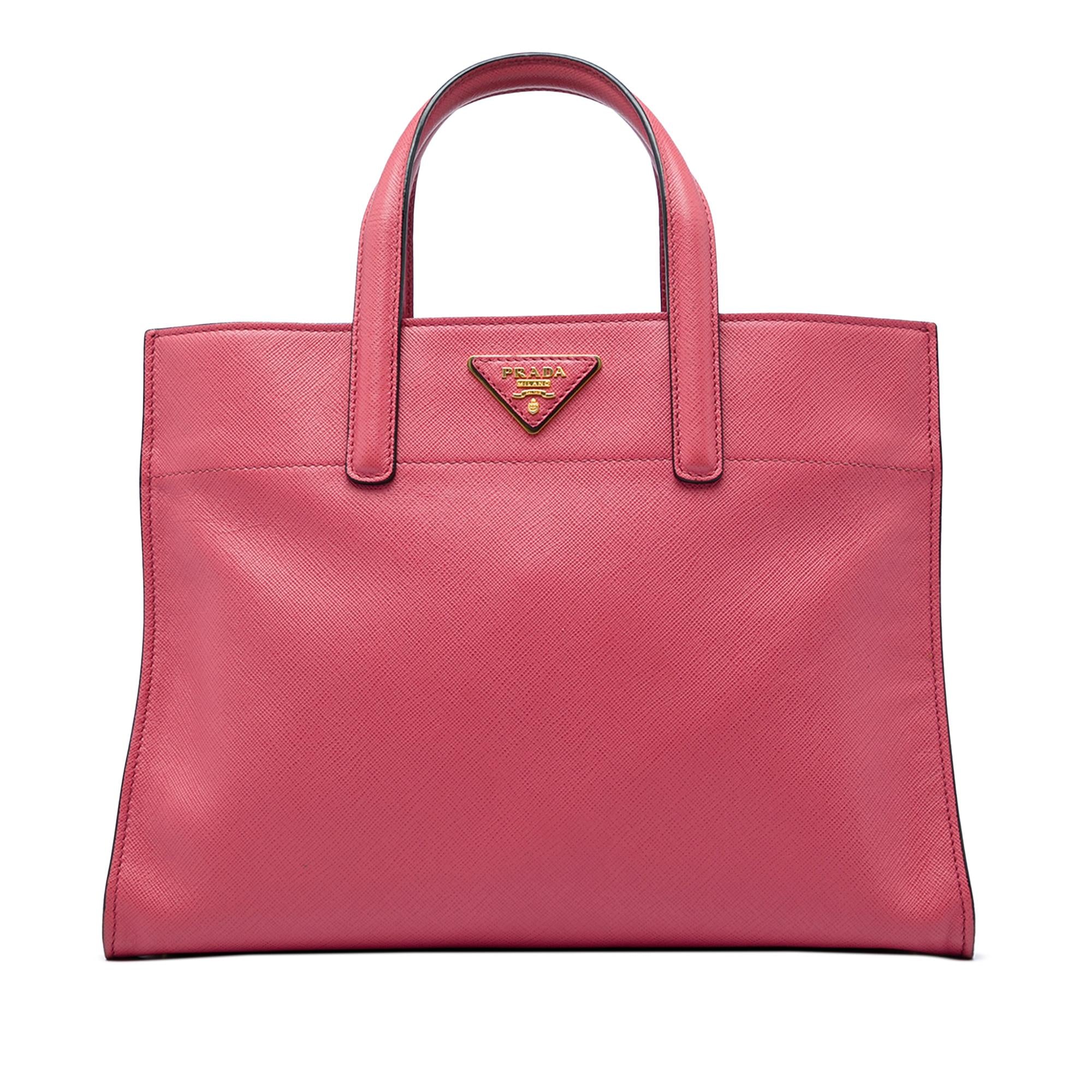 Prada Saffiano Soft Triple Pocket Tote