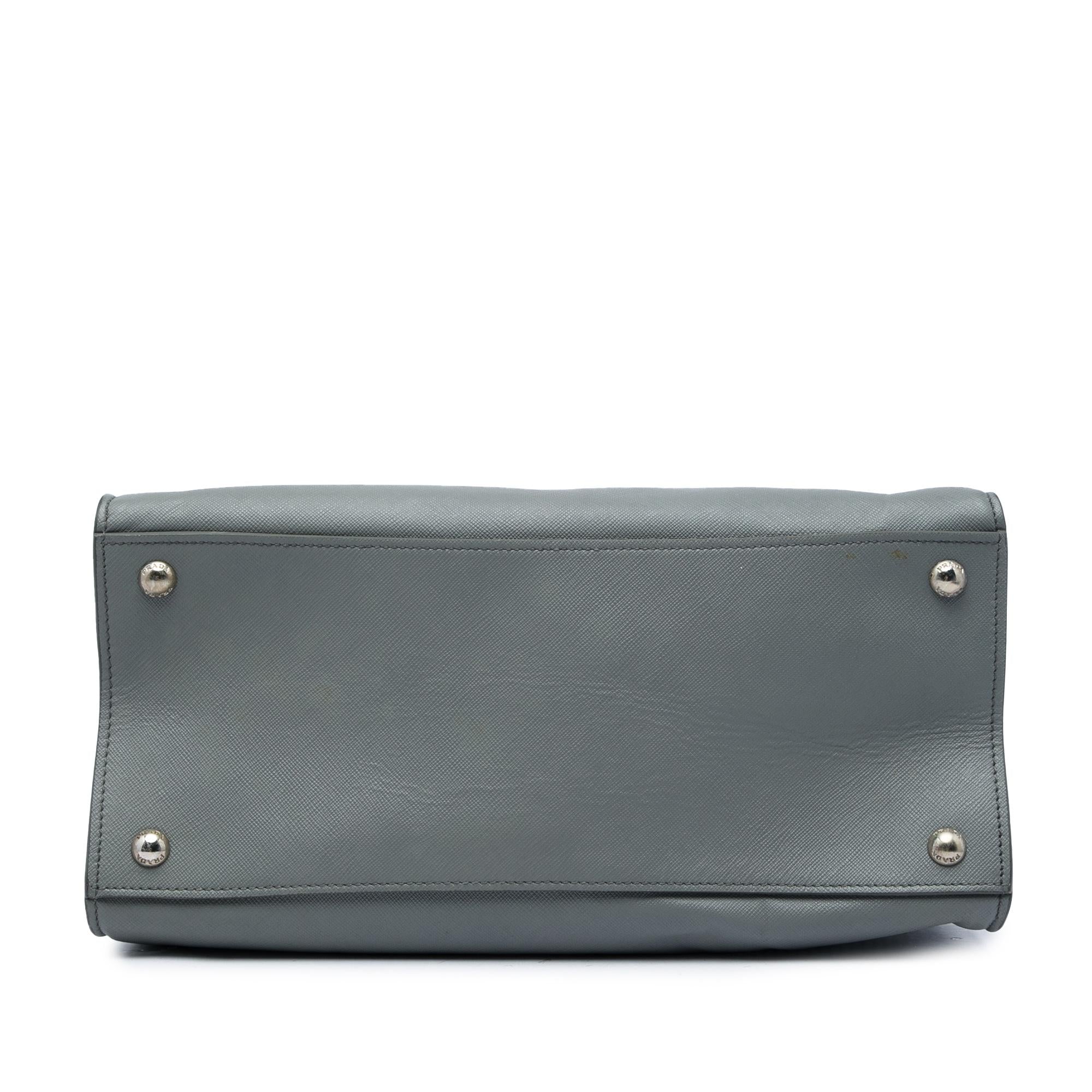 Prada Saffiano Soft Triple Pocket Tote