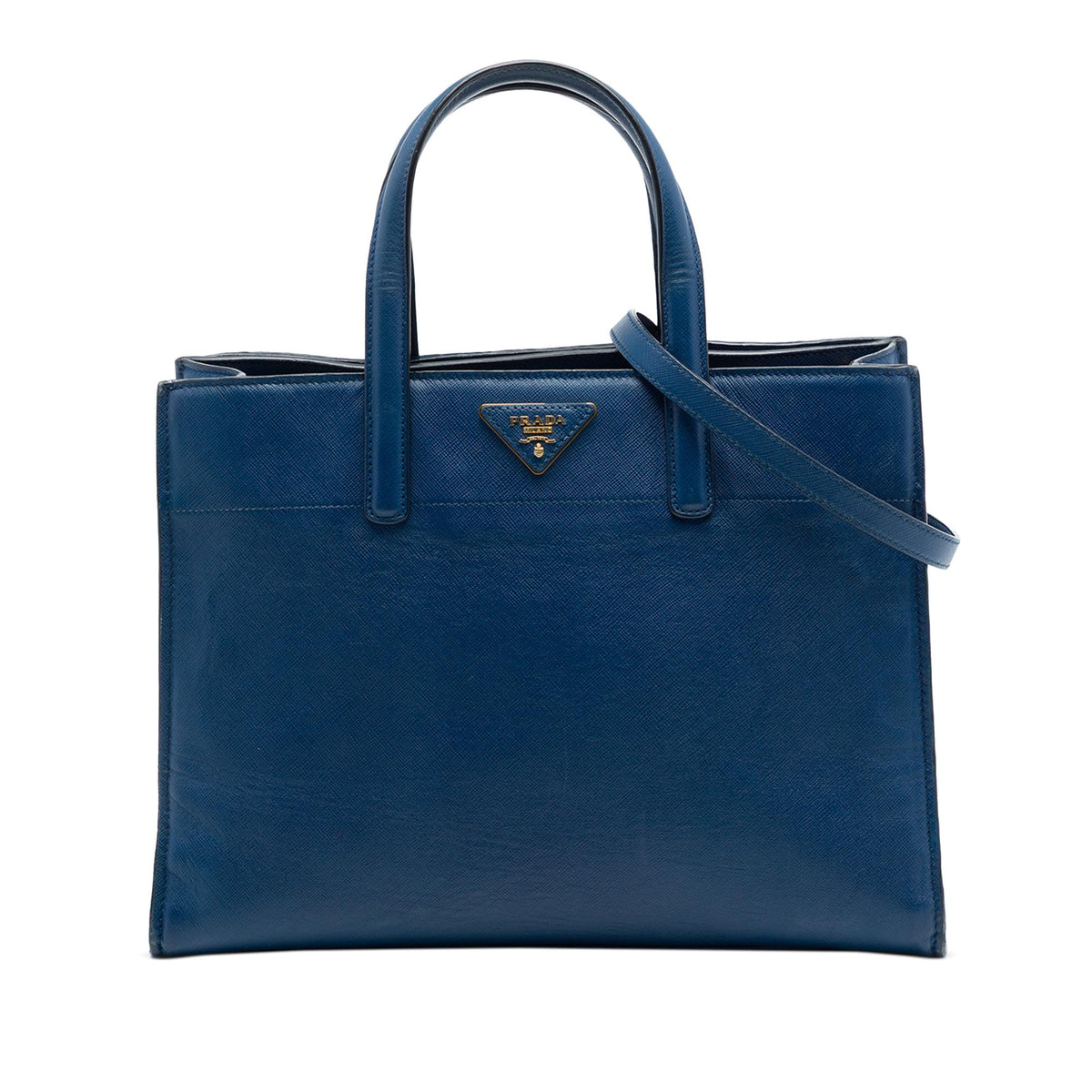 Prada Saffiano Soft Triple Pocket Tote