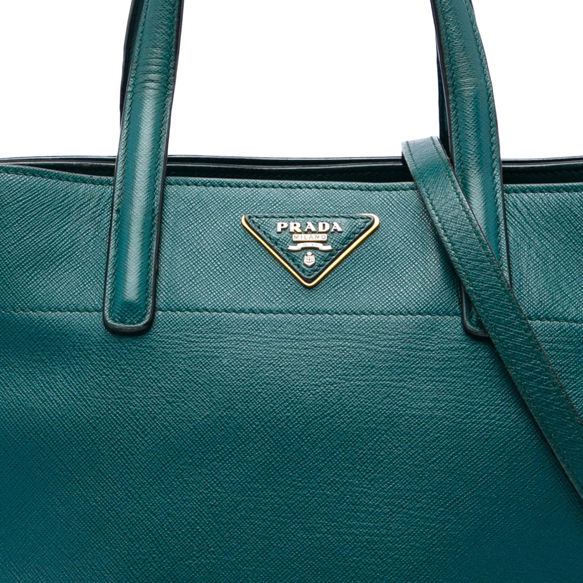 Prada Saffiano Soft Triple Pocket Tote
