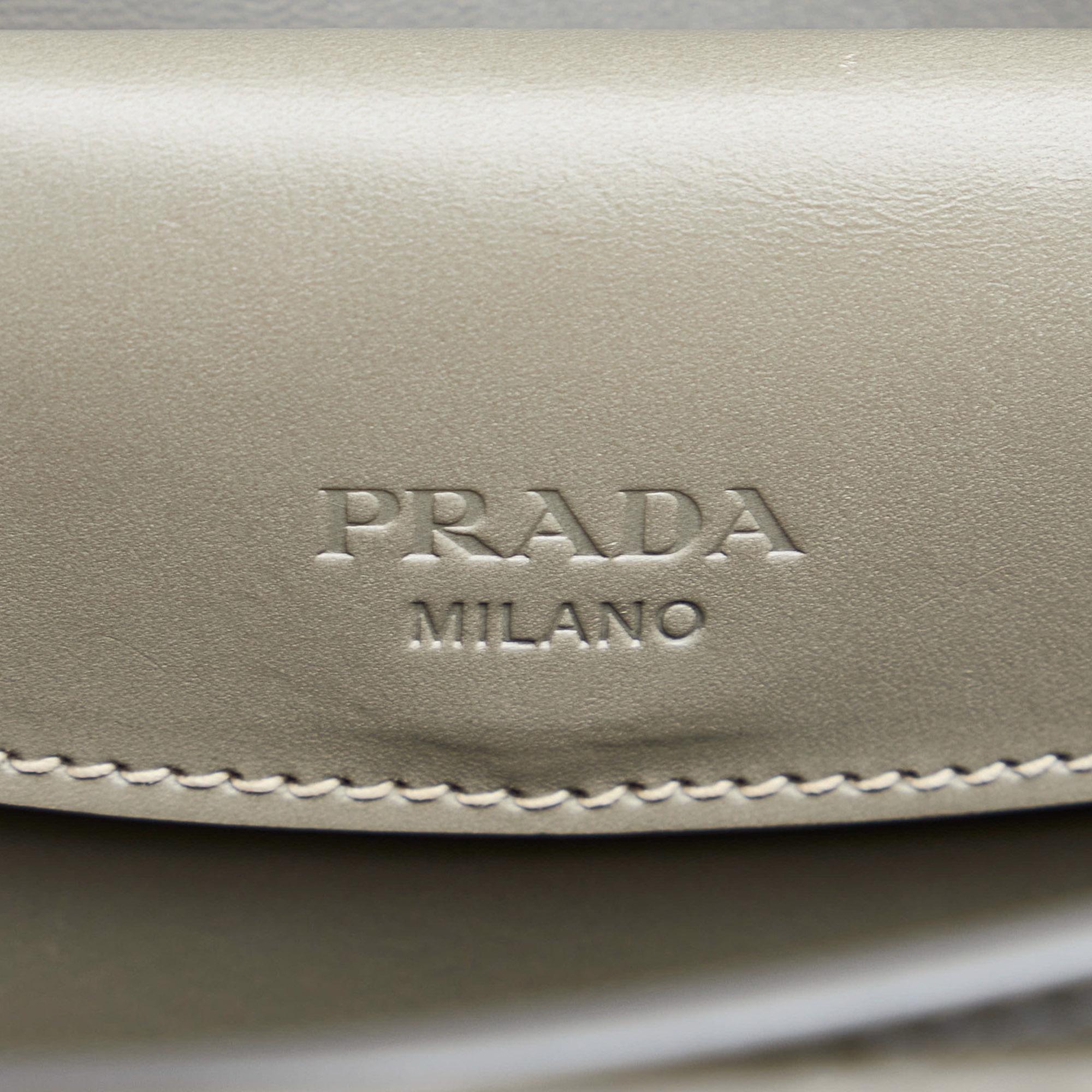 Prada Saffiano Sound Lock Satchel (SHG-IM7YdR)