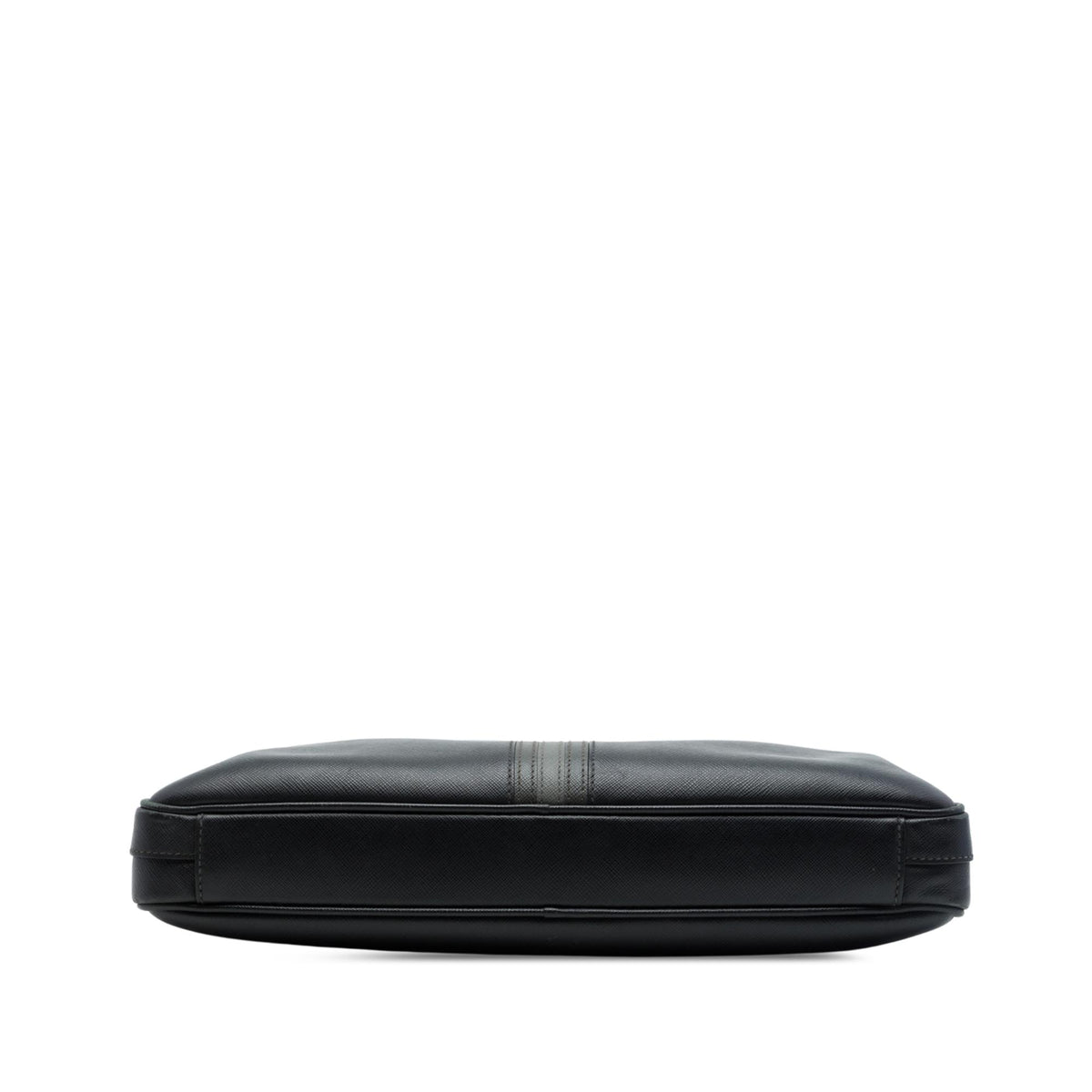 Prada Saffiano Striped Business Bag