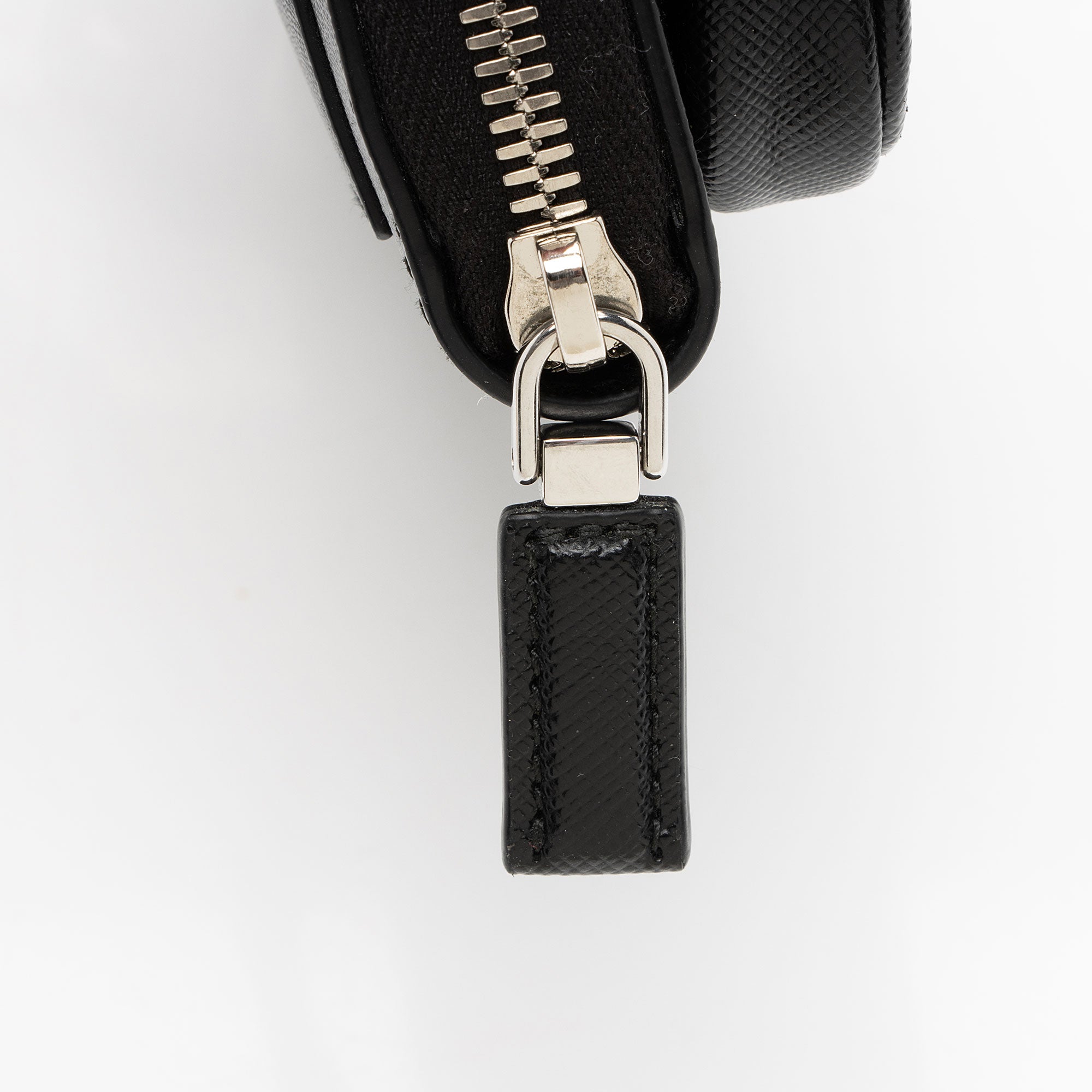 Prada Saffiano Travel Double Zip Sling Bag
