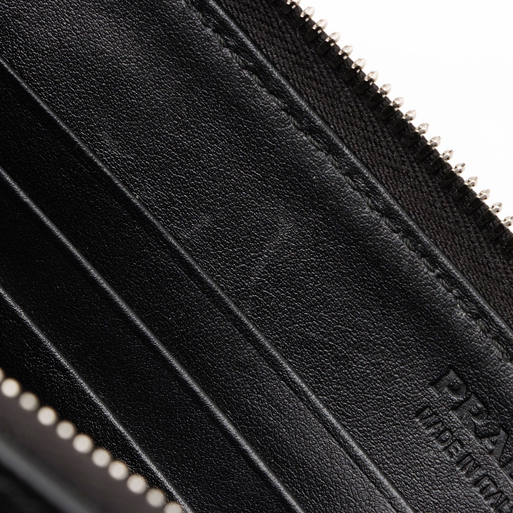 Prada Saffiano Travel Double Zip Sling Bag