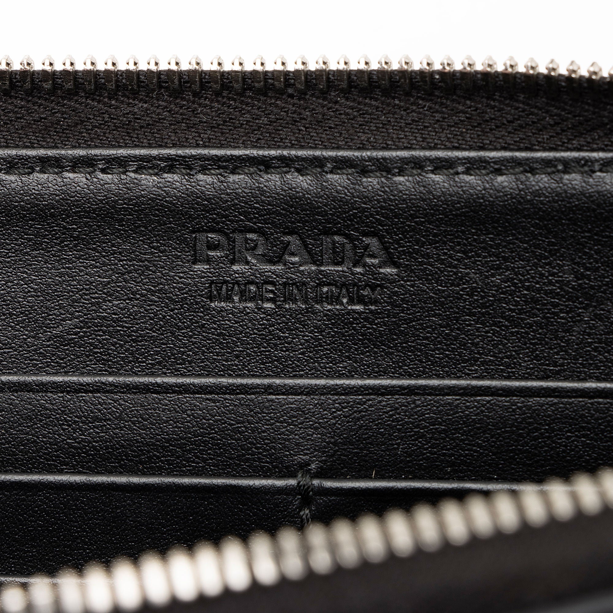 Prada Saffiano Travel Double Zip Sling Bag