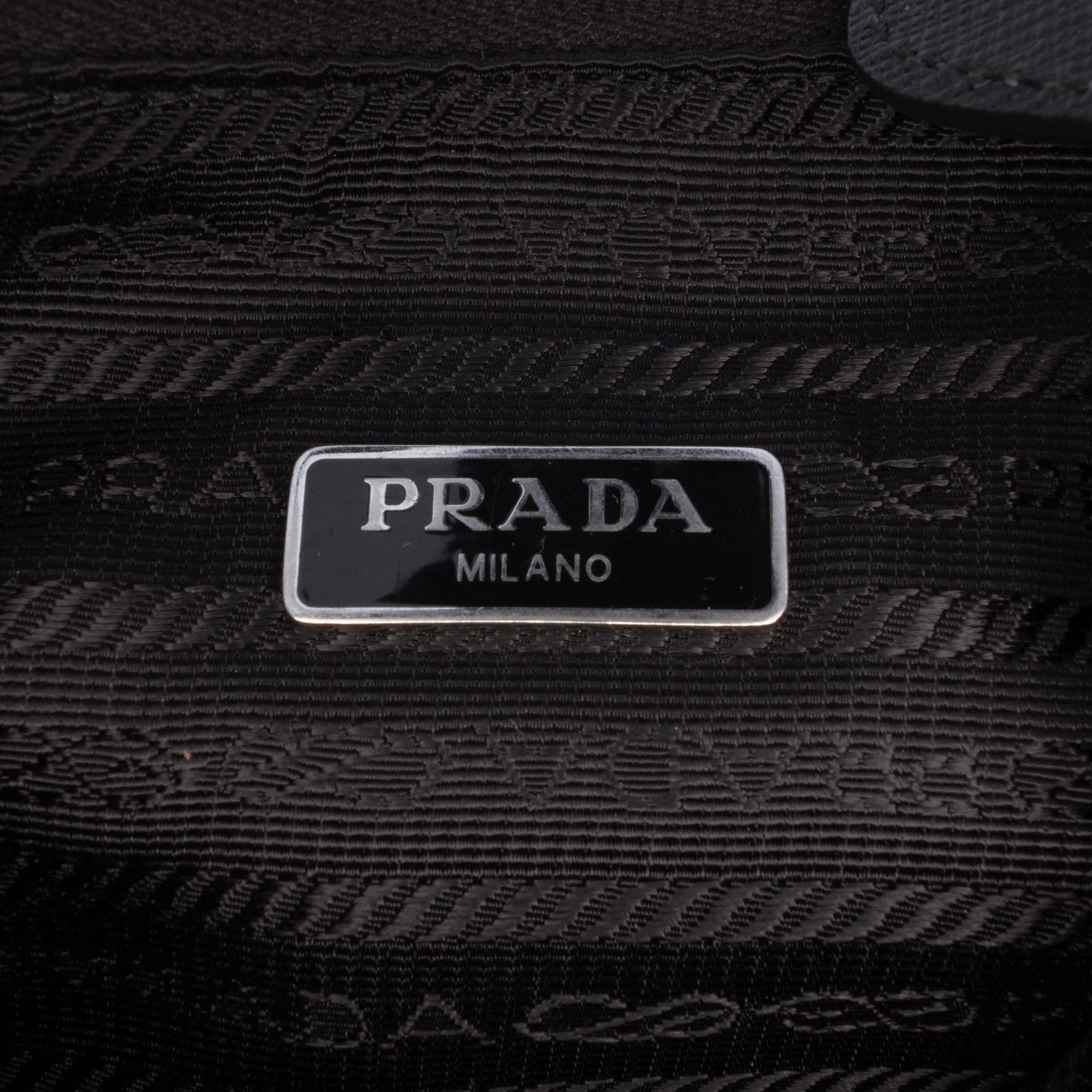 Prada Saffiano Trimmed Re Nylon Re Edition 2005 Satchel