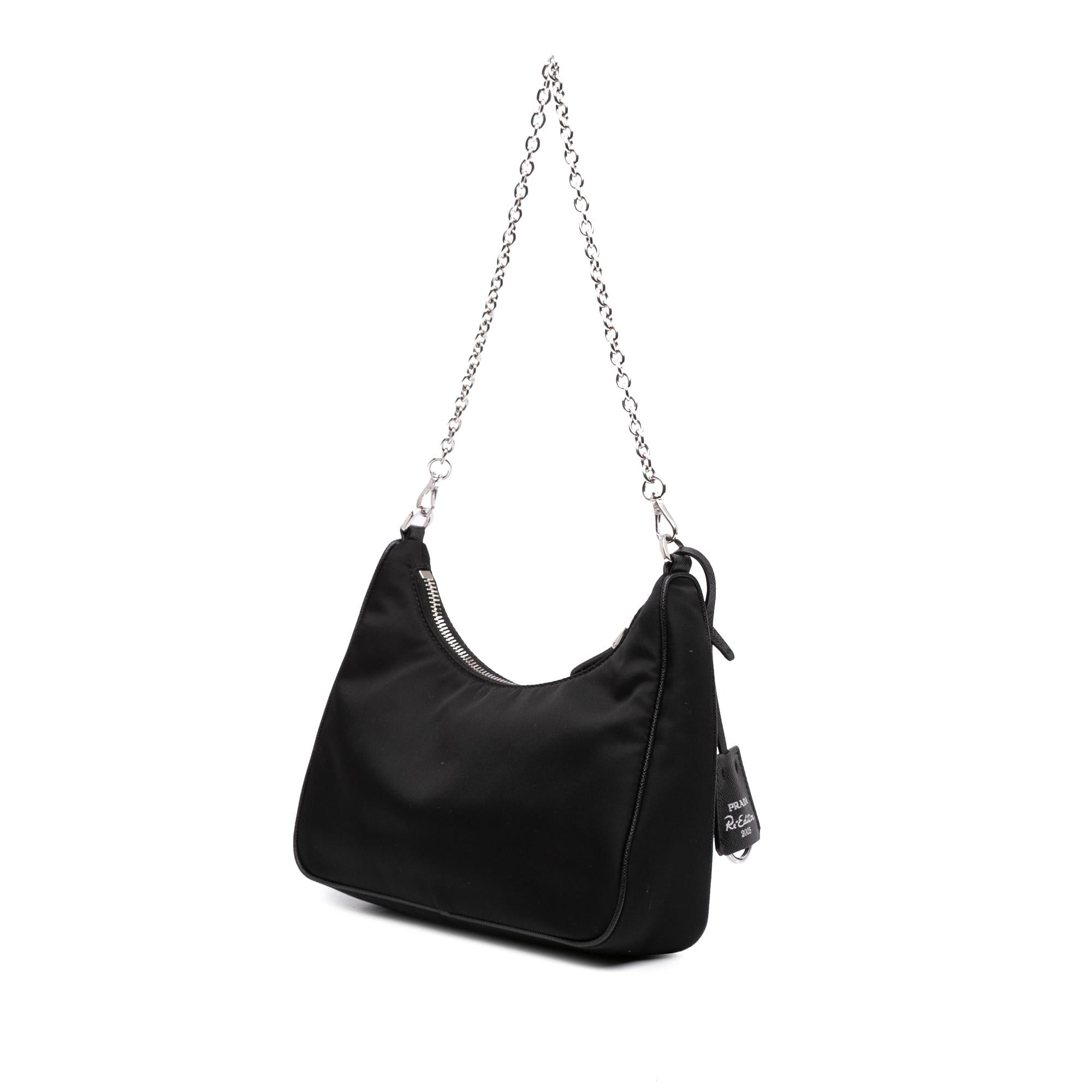 Prada Saffiano Trimmed Re Nylon Re Edition 2005 Satchel