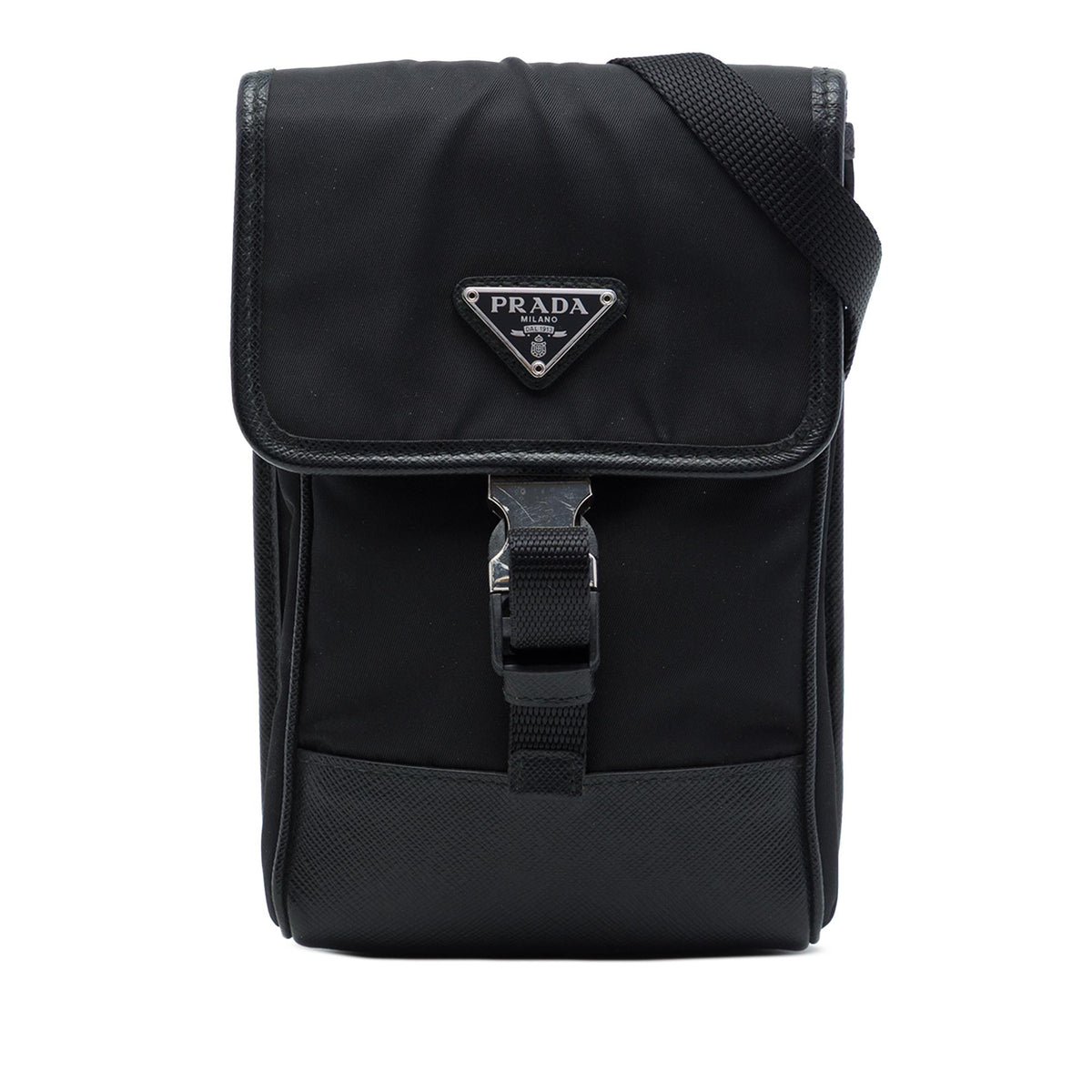 Prada Saffiano Trimmed Re Nylon Smartphone Case
