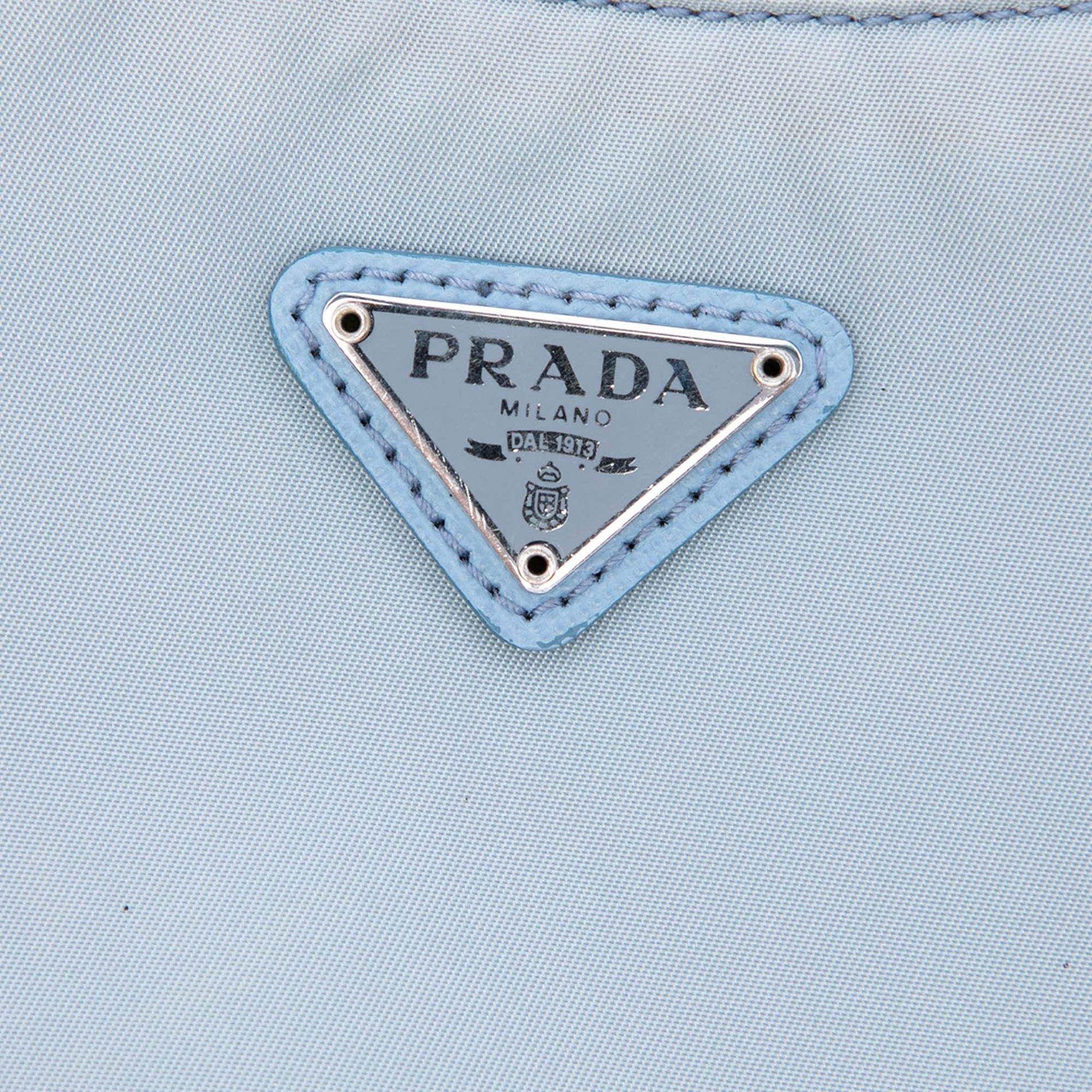 Prada Saffiano Trimmed Tessuto Re Edition 2005 Satchel