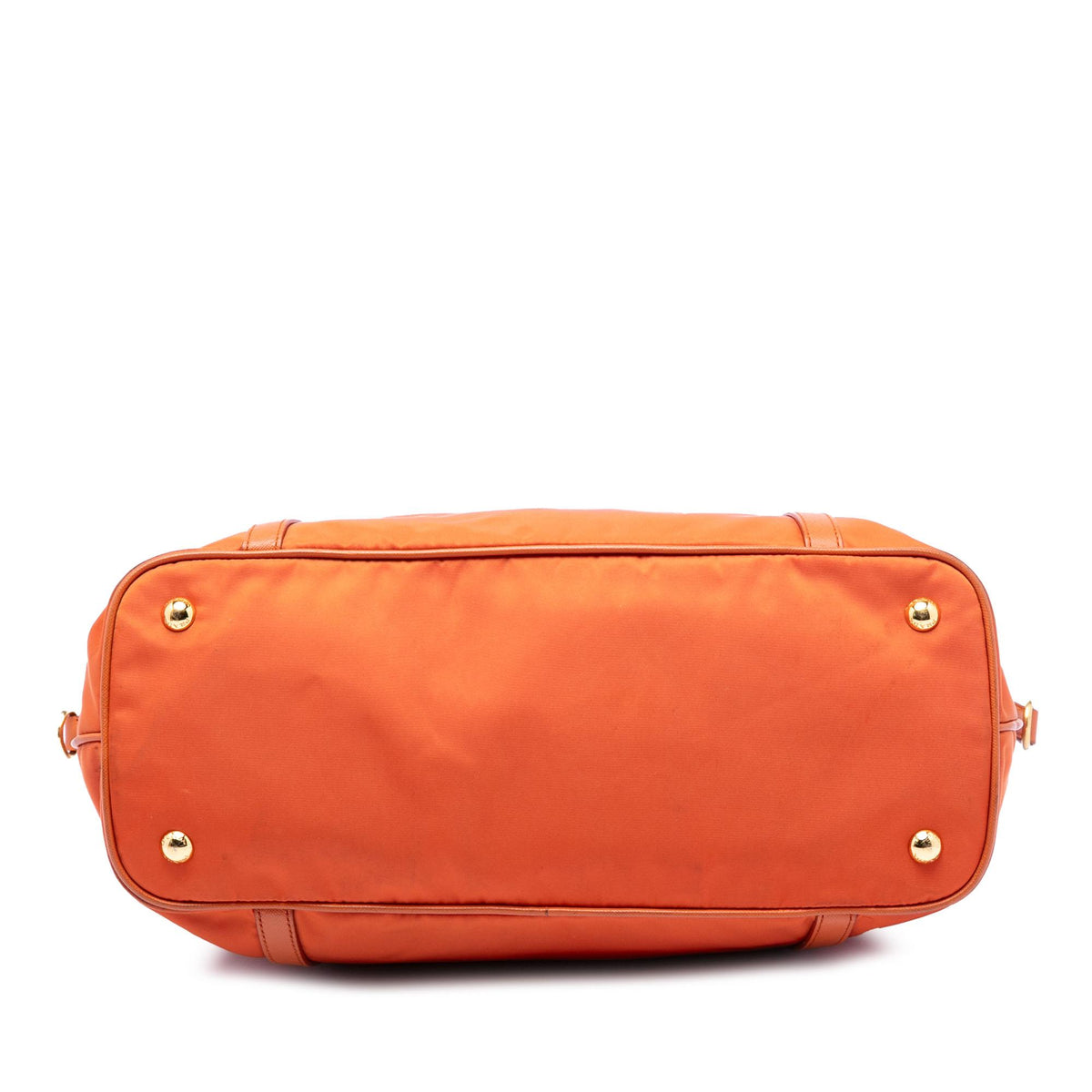 Prada Saffiano Trimmed Tessuto Satchel